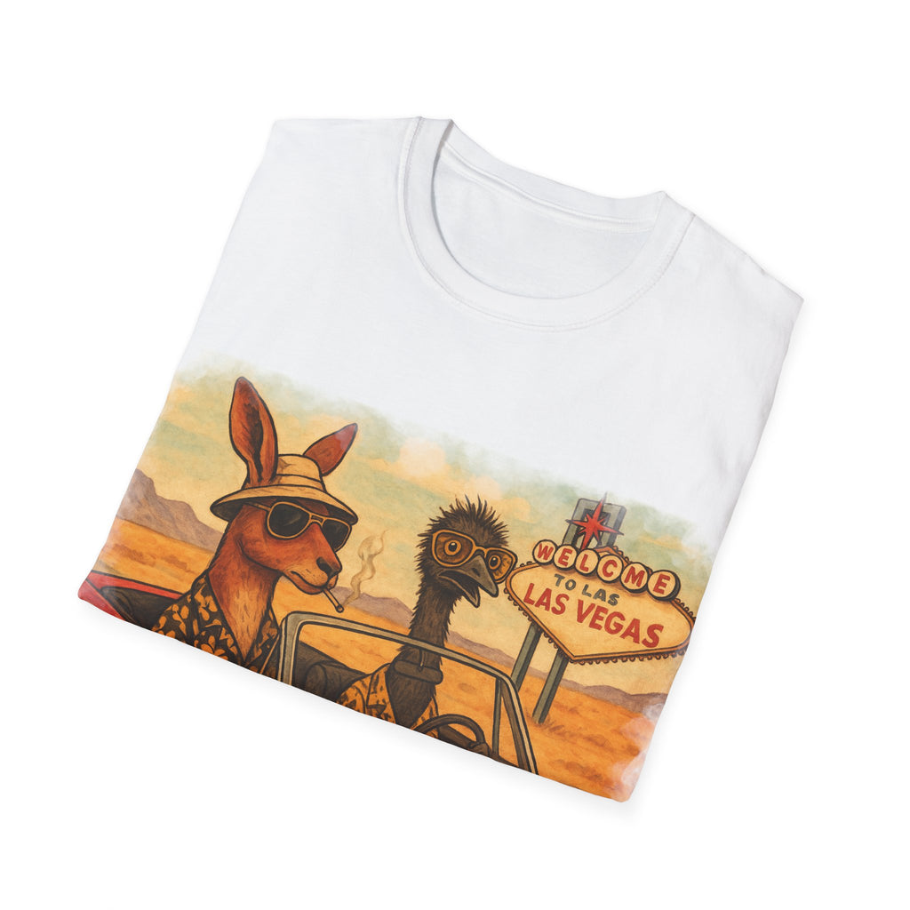 Fear and Loathing T-Shirt  Aussie Style with Kangaroo and Emu