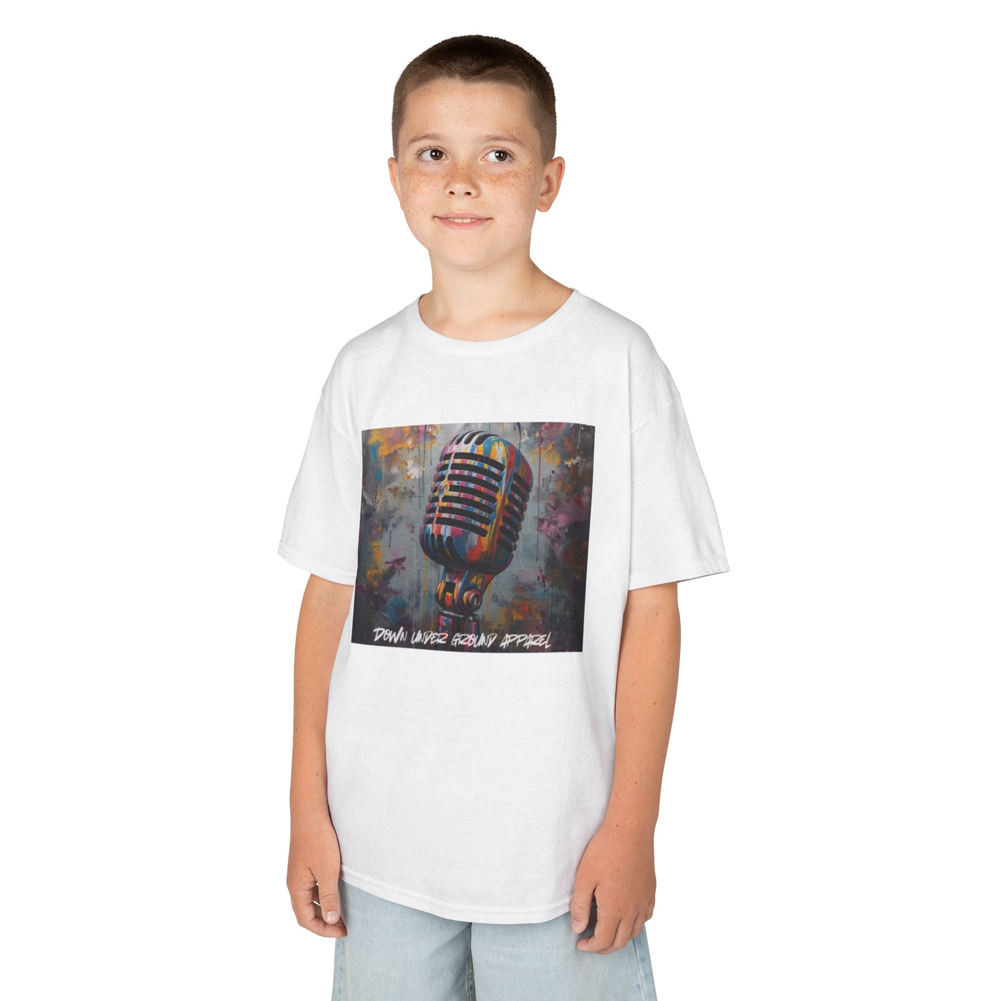 Colourful Microphone Kids T-shirt