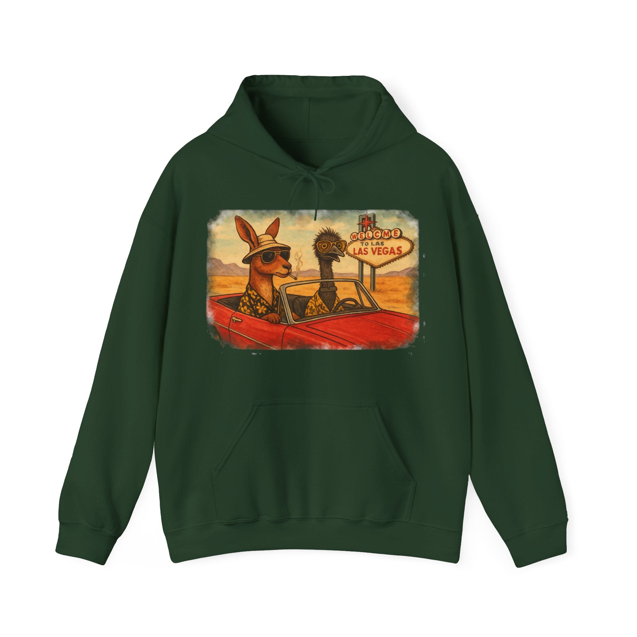 Fear and Loathing With Aussie Animals Hoodie