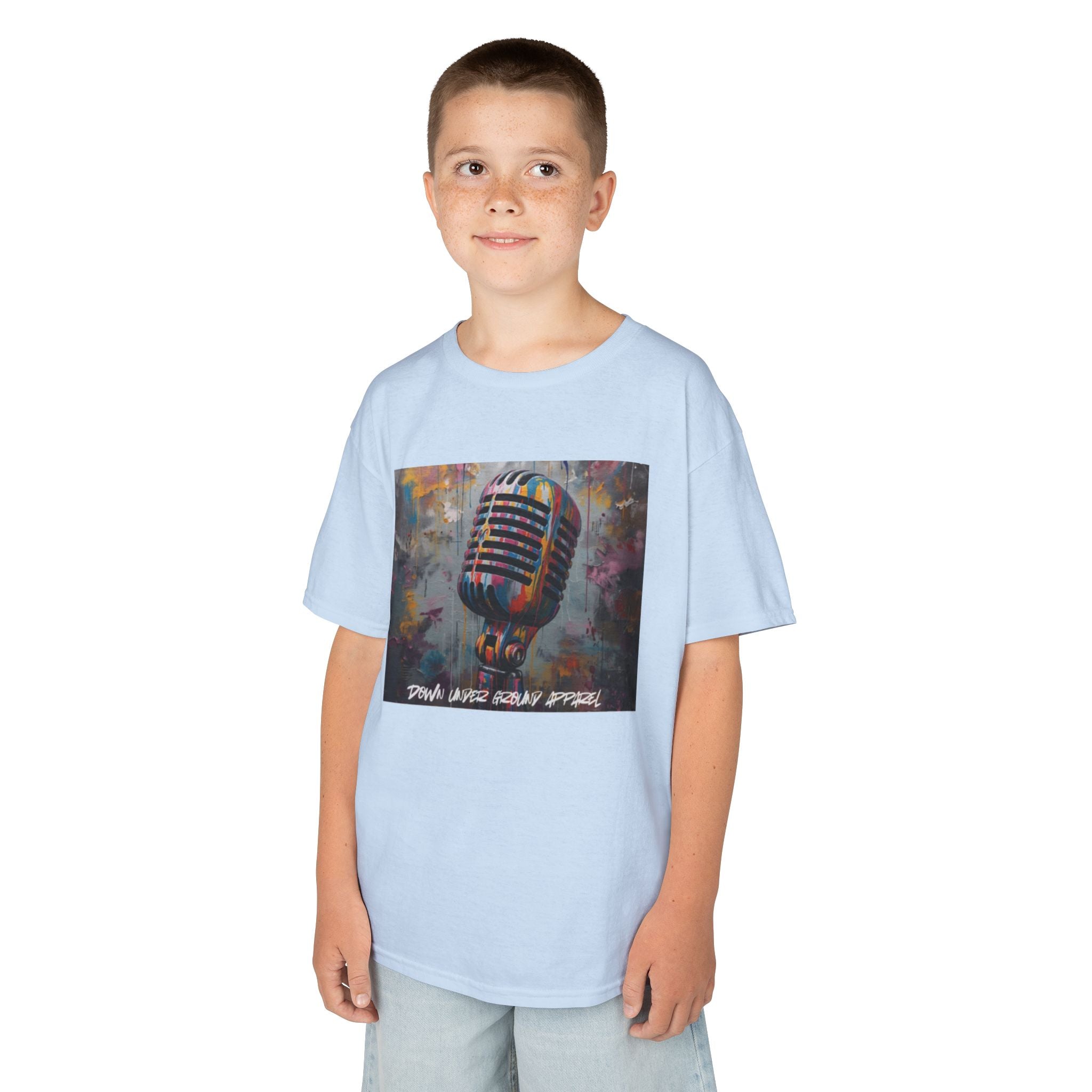 Colourful Microphone Kids T-shirt