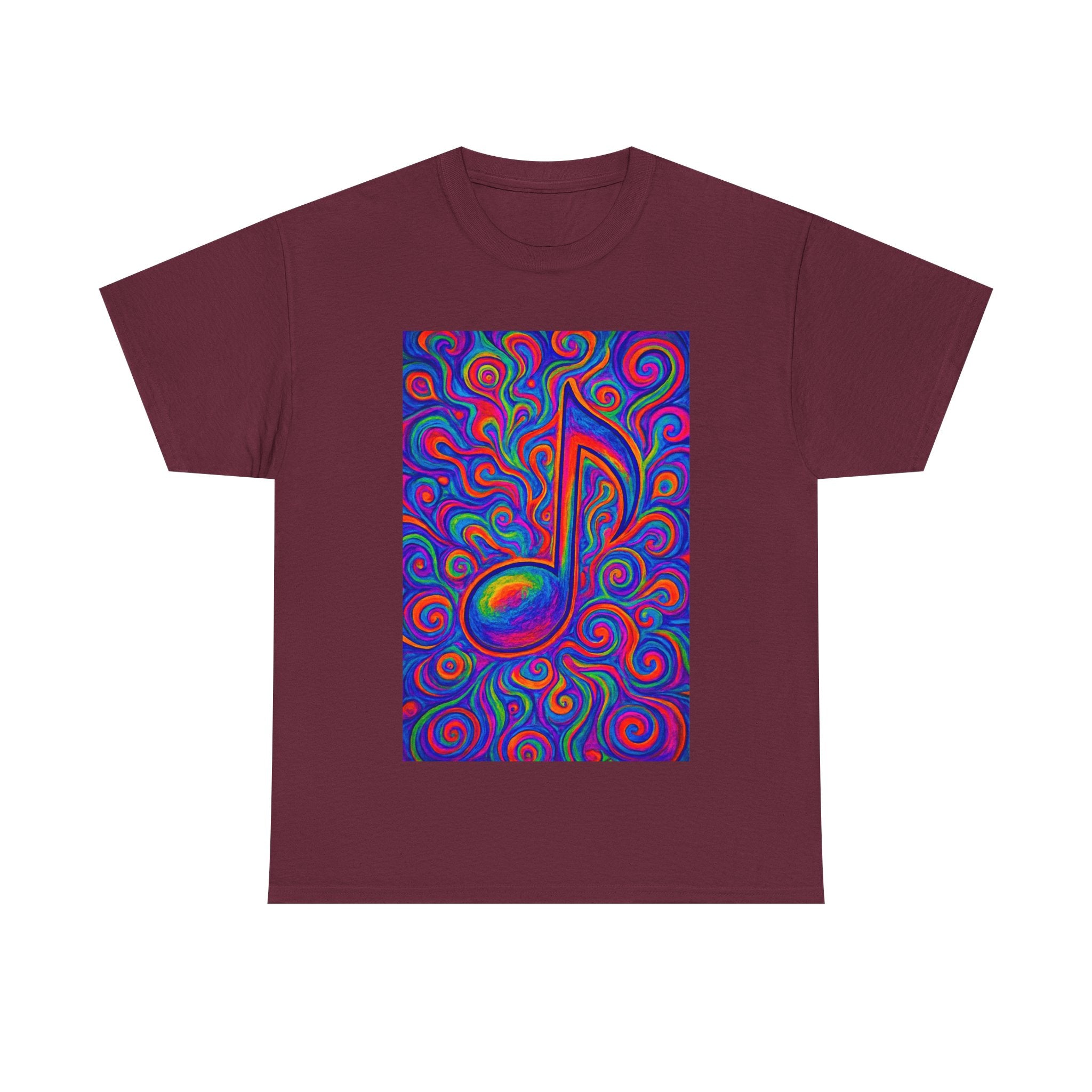 Psychedelic Music Note T-shirt
