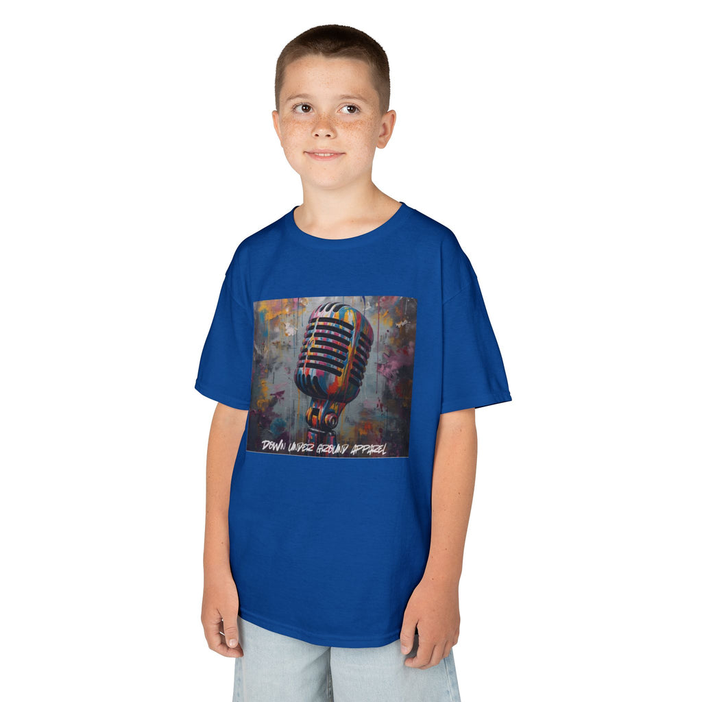 Colourful Microphone Kids T-shirt