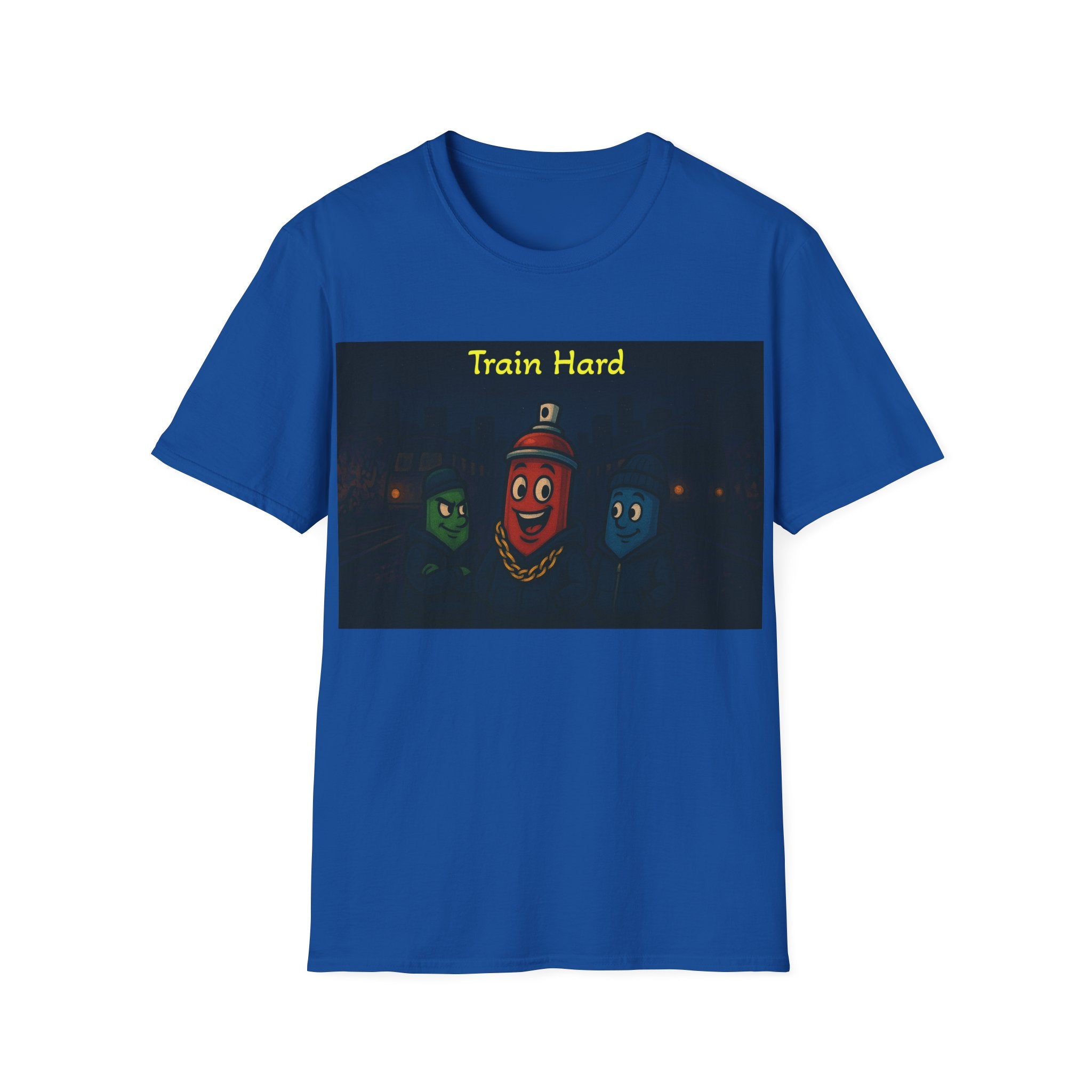 Graffiti Can 'Train Hard' T shirt