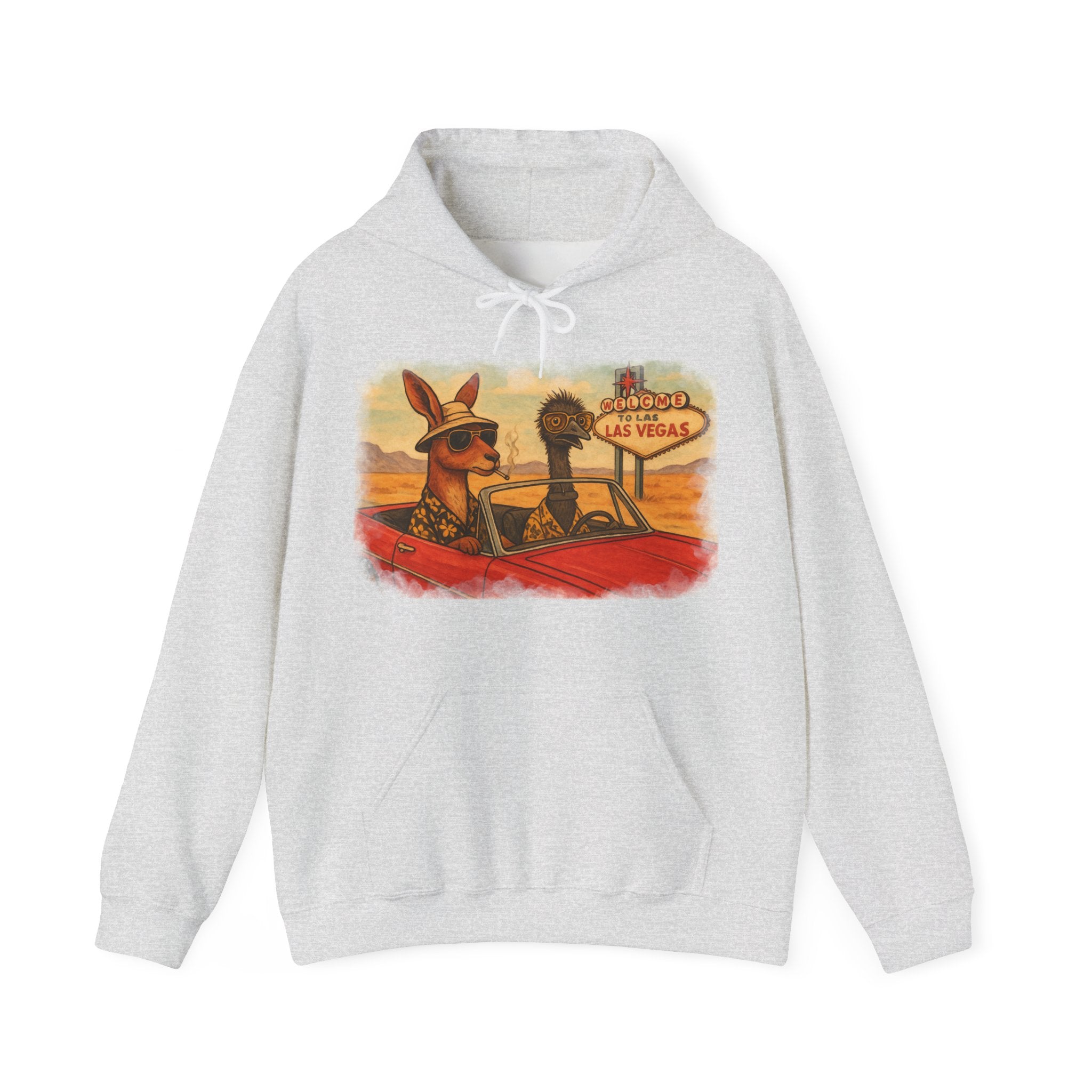 Fear and Loathing With Aussie Animals Hoodie