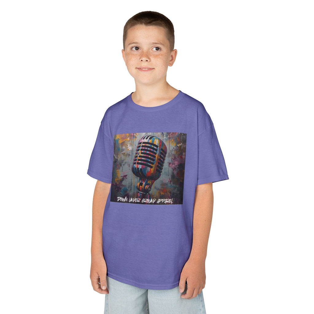 Colourful Microphone Kids T-shirt