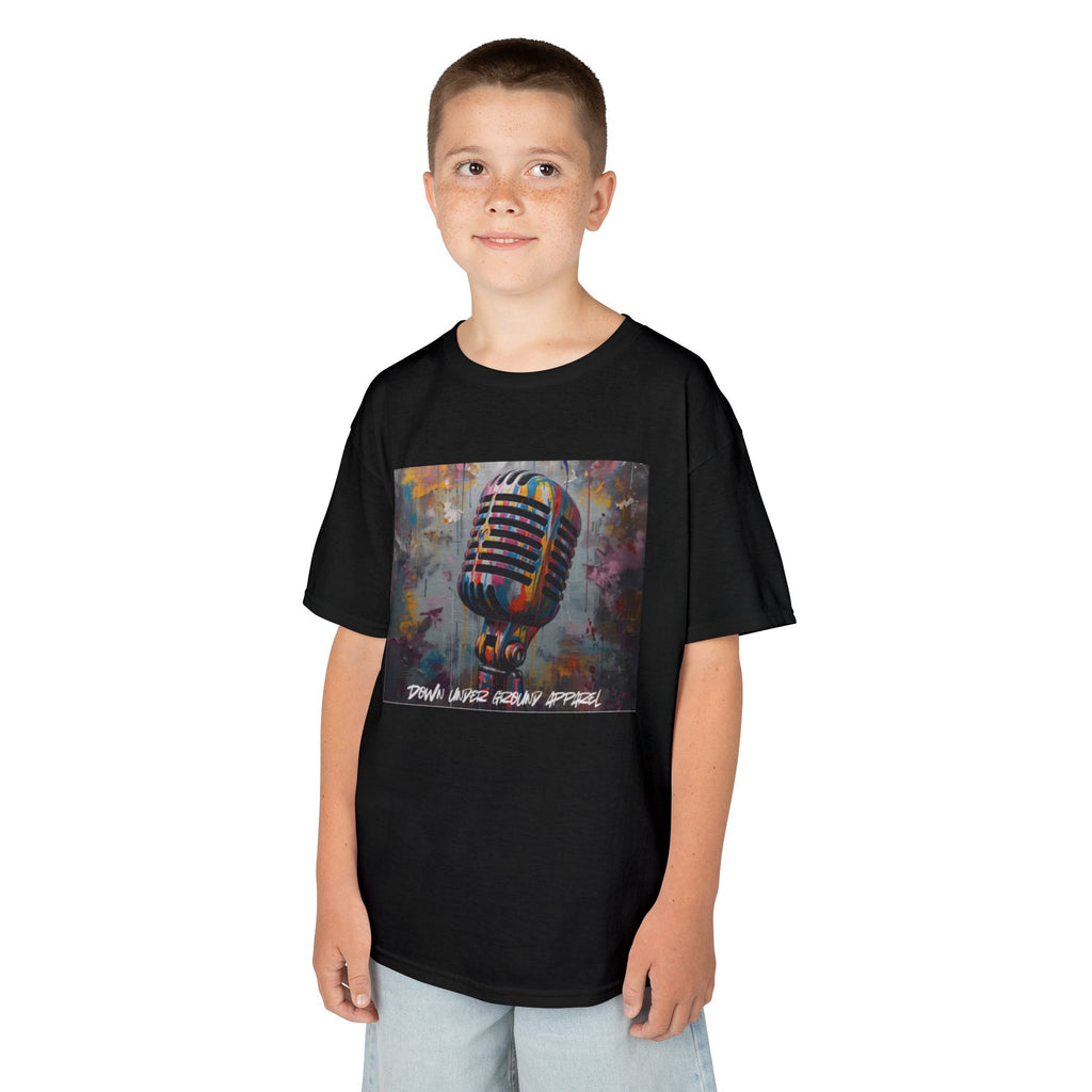 Colourful Microphone Kids T-shirt