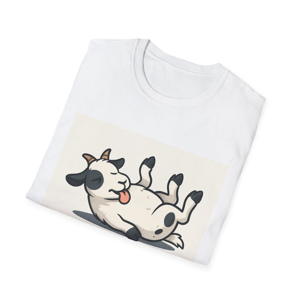 Graphic Unisex T-Shirt - 'I Hate Mondays' Lazy Cow Design