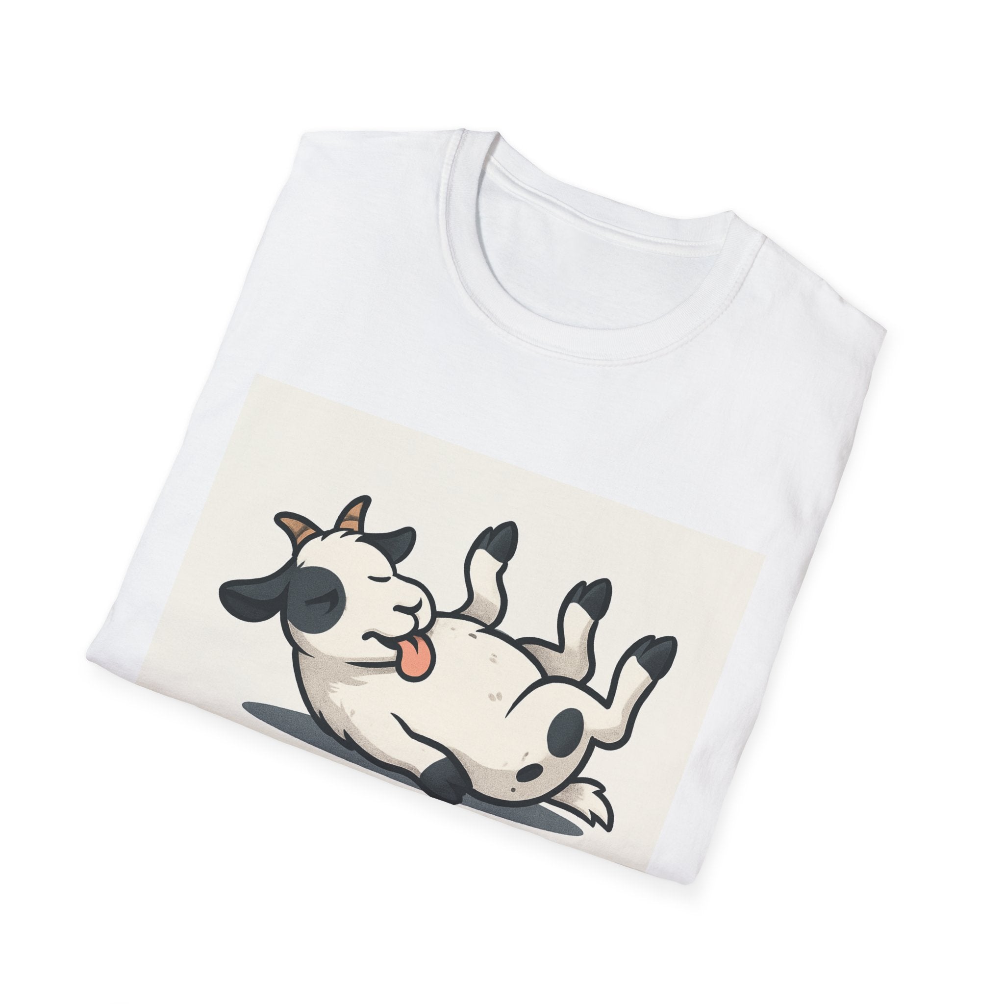 Graphic Unisex T-Shirt - 'I Hate Mondays' Lazy Cow Design