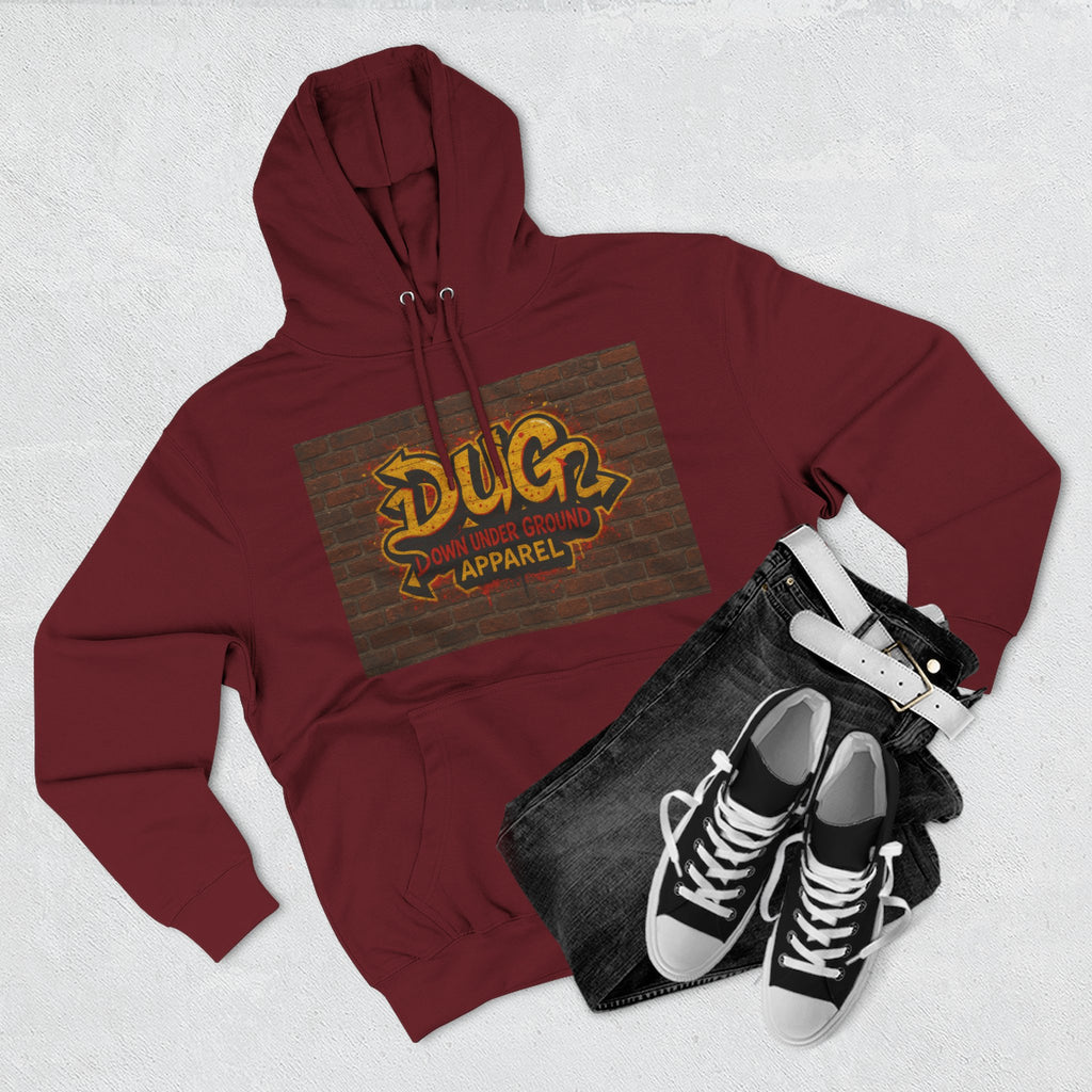 Down Under Ground Graffiti Hip Hop Hoodie