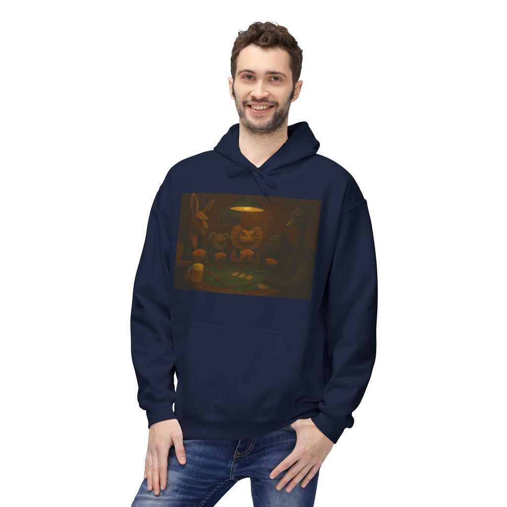 Australian Animals Playing Poker Hoodie
