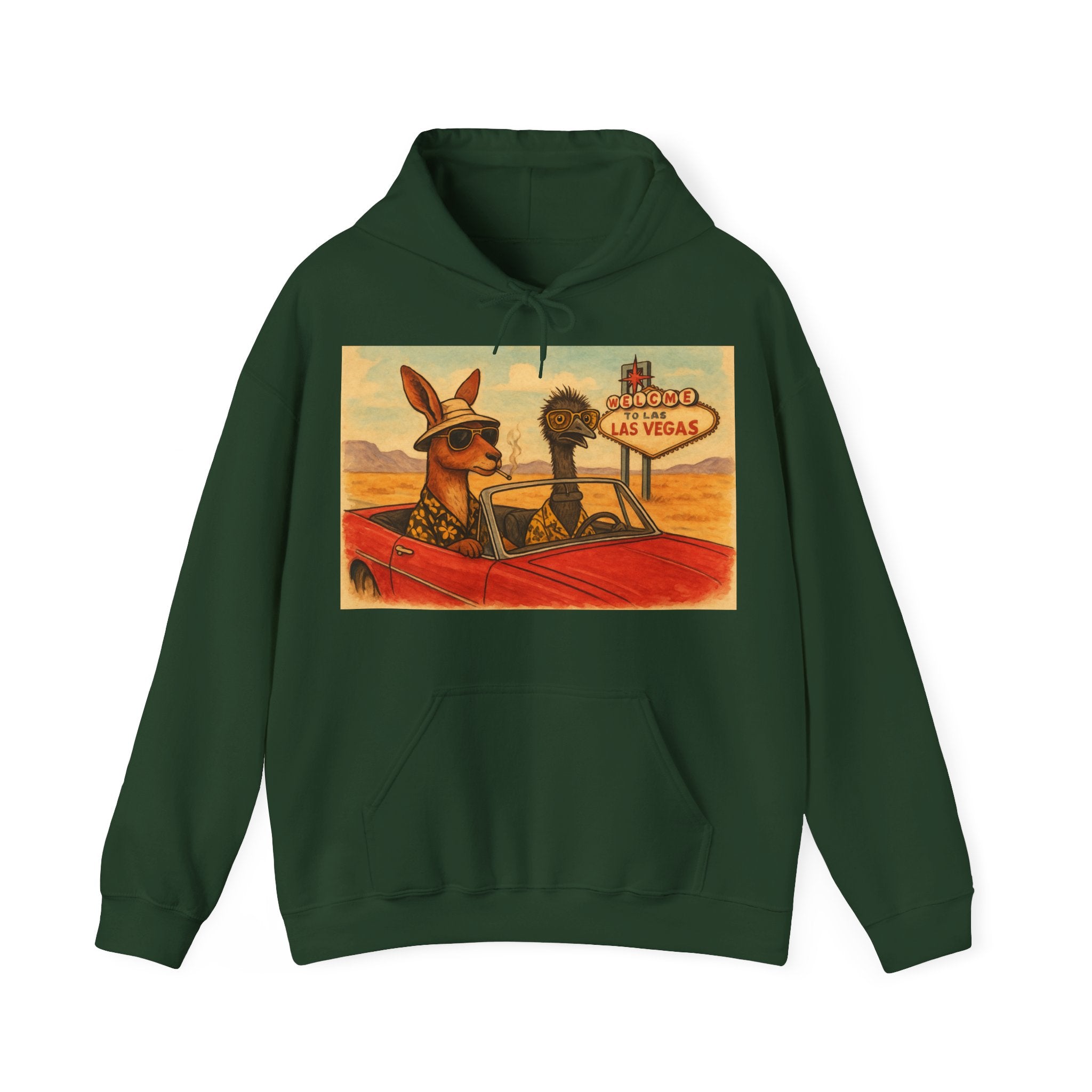 Fear and Loathing With Aussie Animals Hoodie