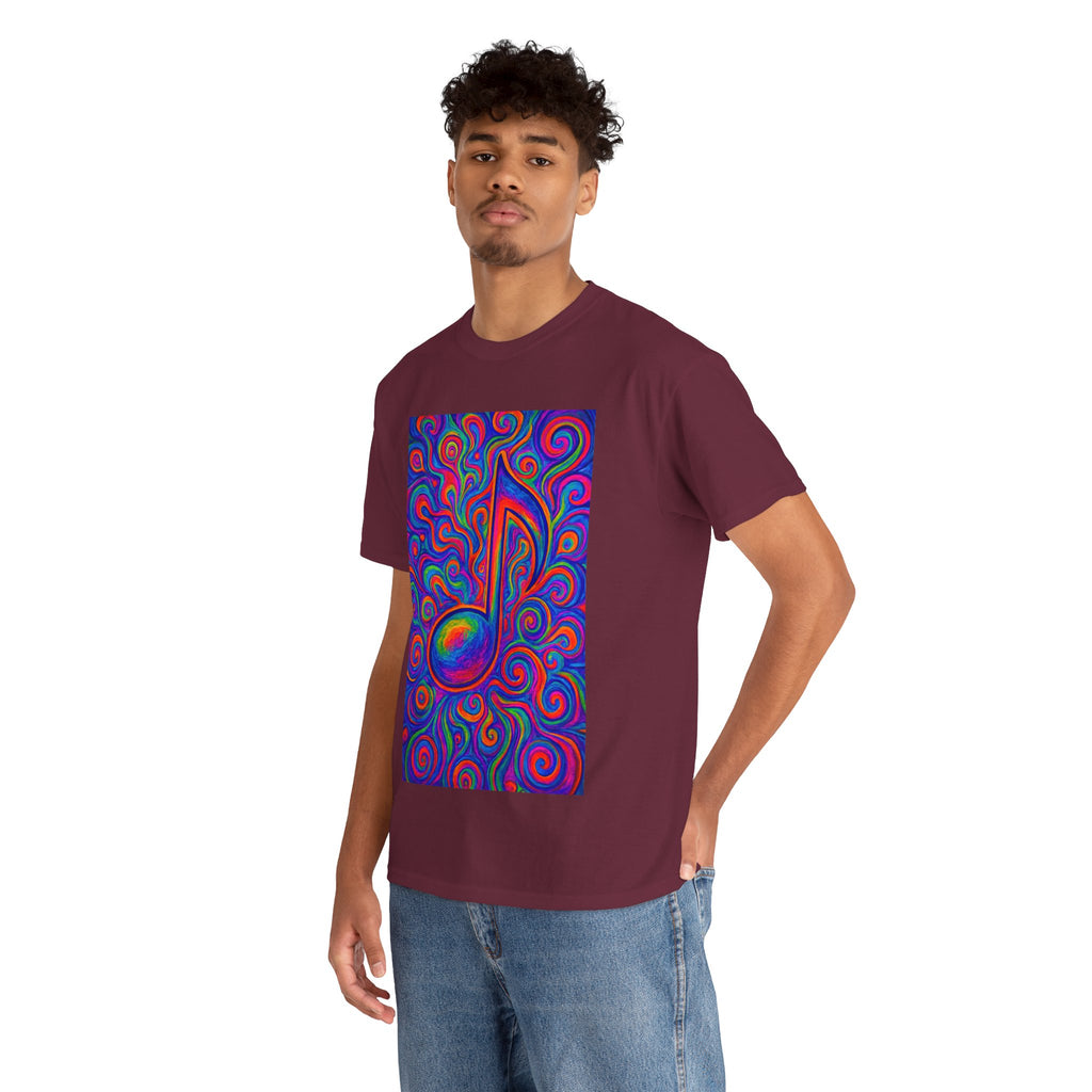 Psychedelic Music Note T-shirt