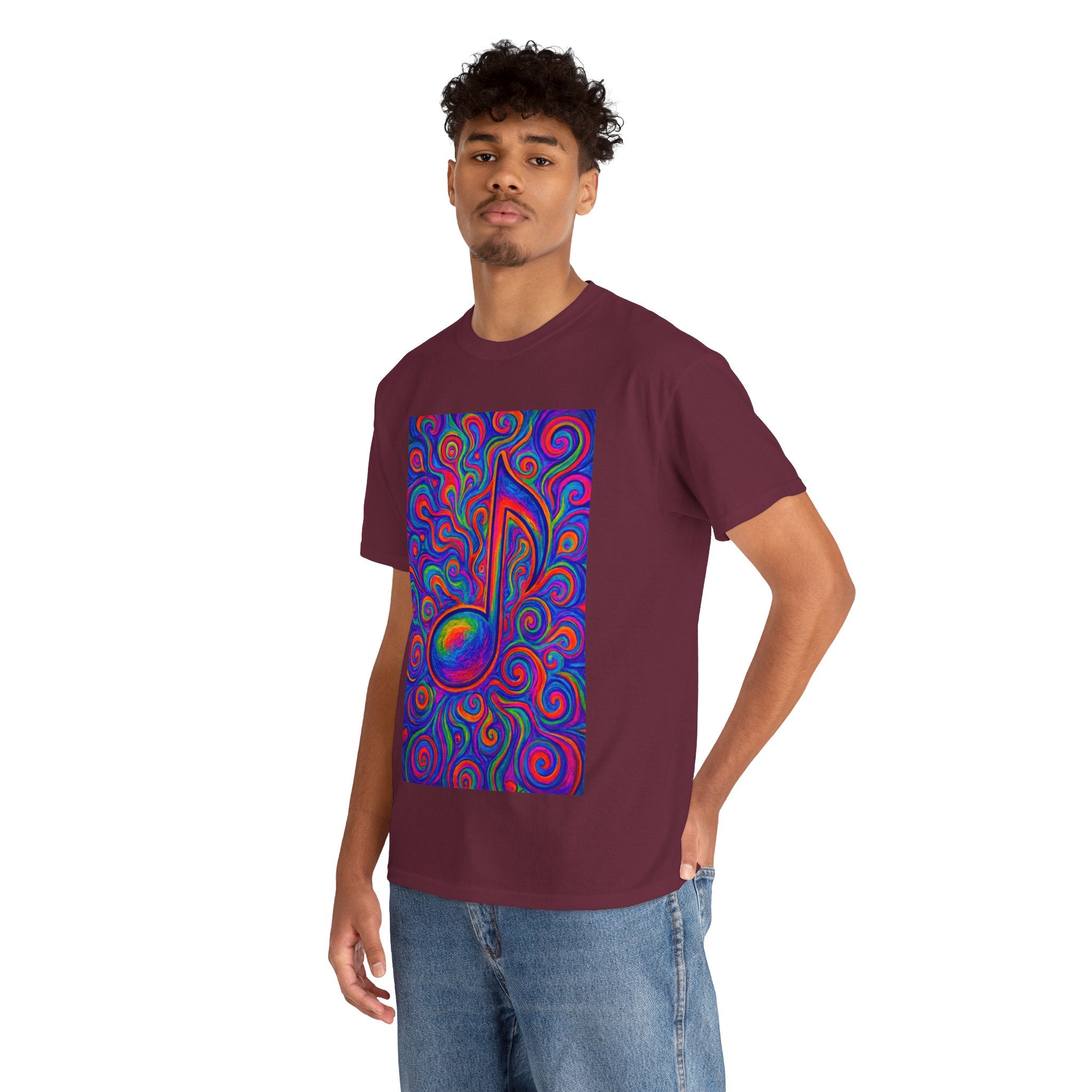 Psychedelic Music Note T-shirt
