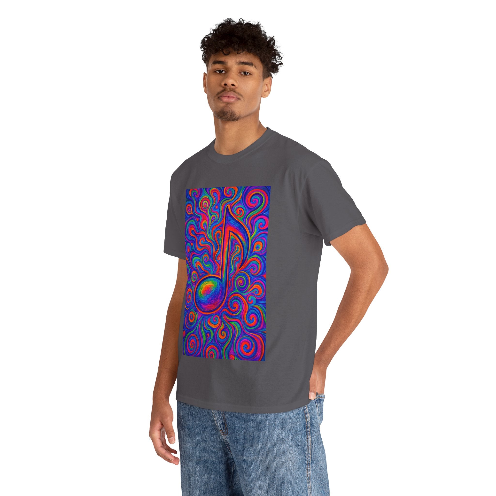 Psychedelic Music Note T-shirt