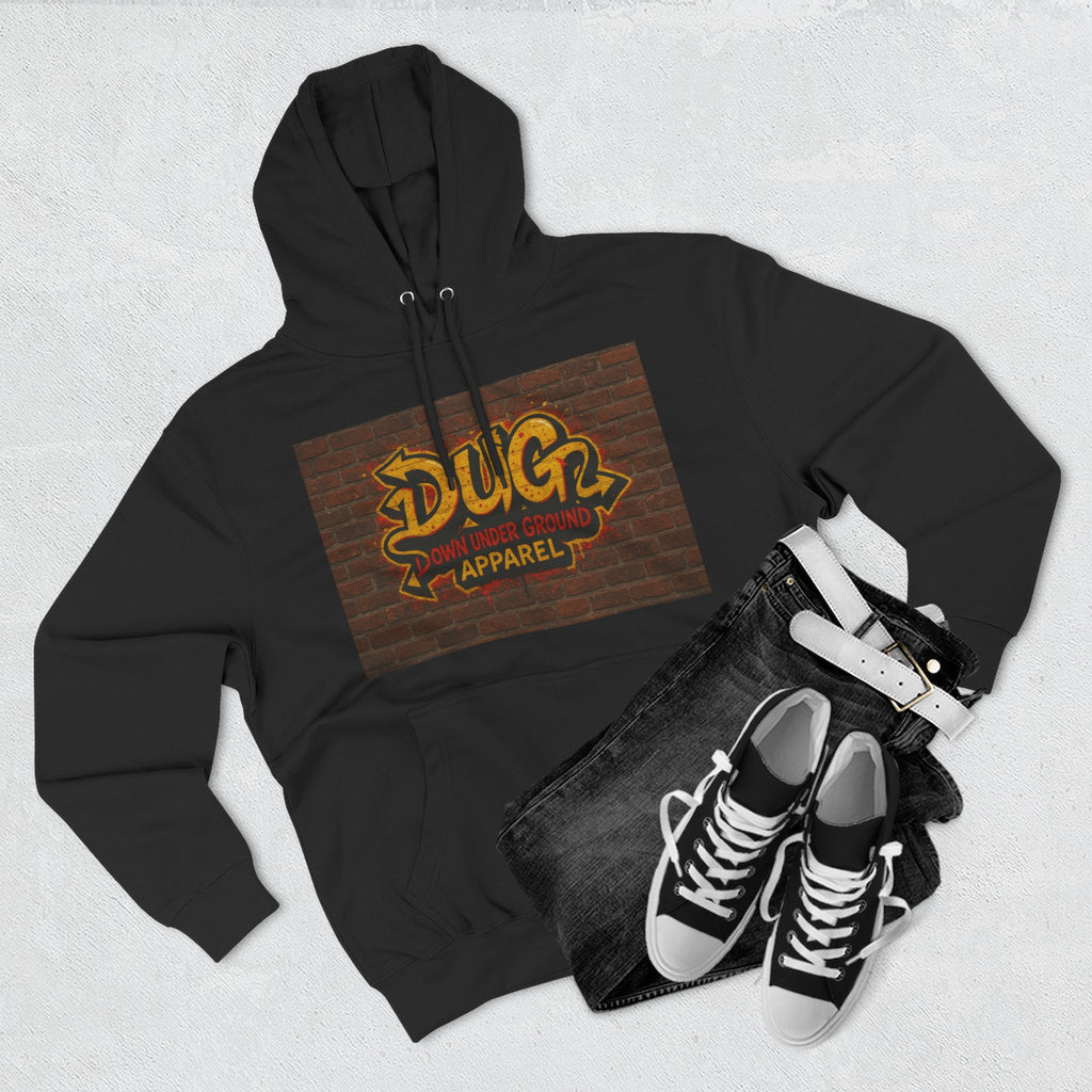 Down Under Ground Graffiti Hip Hop Hoodie