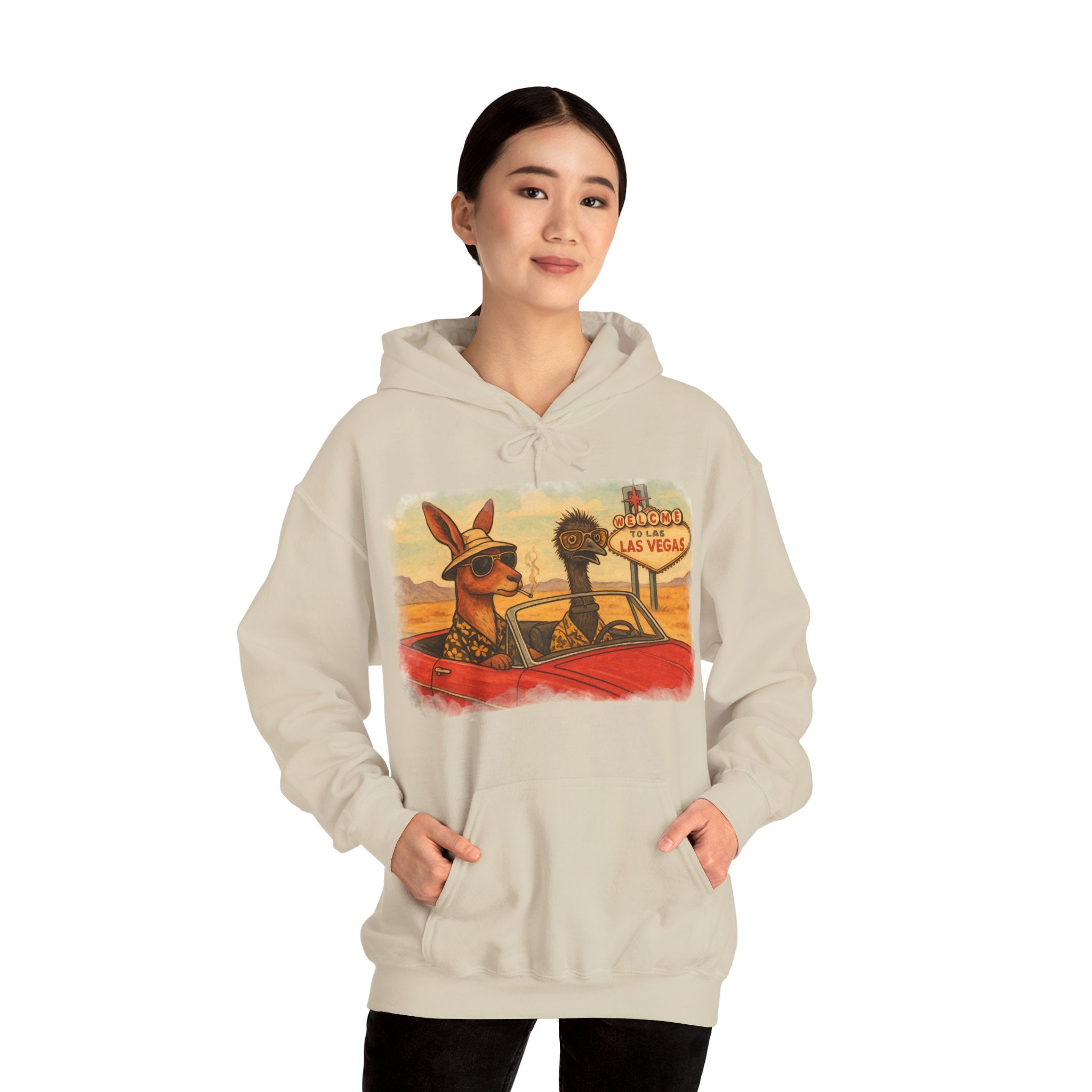 Fear and Loathing With Aussie Animals Hoodie