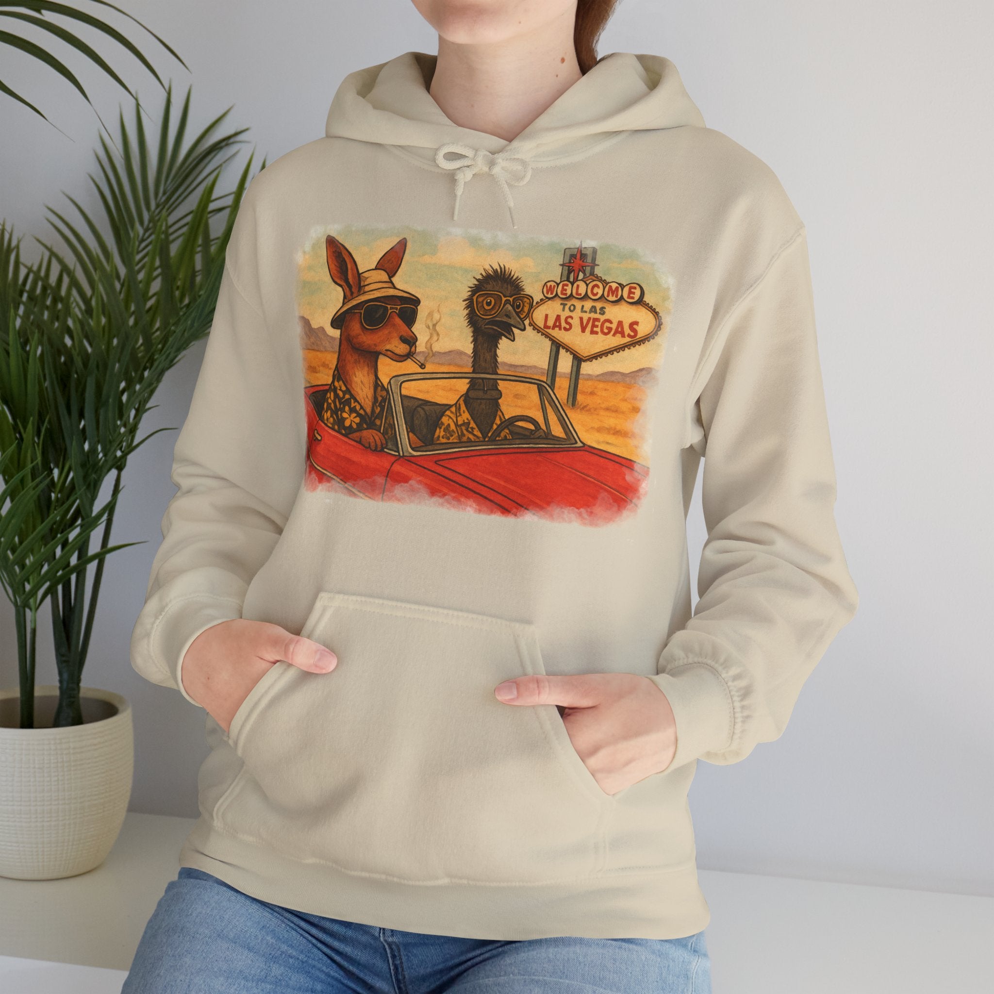Fear and Loathing With Aussie Animals Hoodie