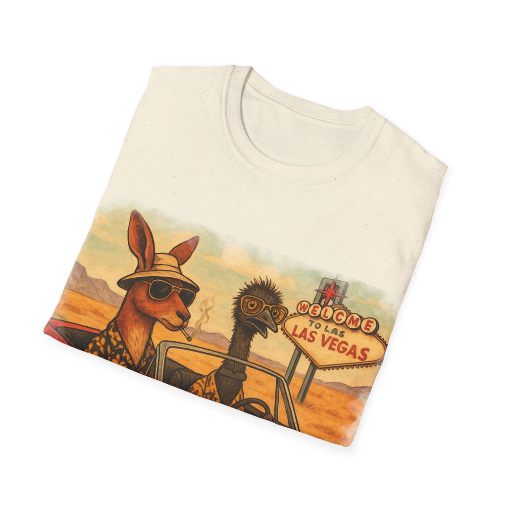 Fear and Loathing T-Shirt  Aussie Style with Kangaroo and Emu