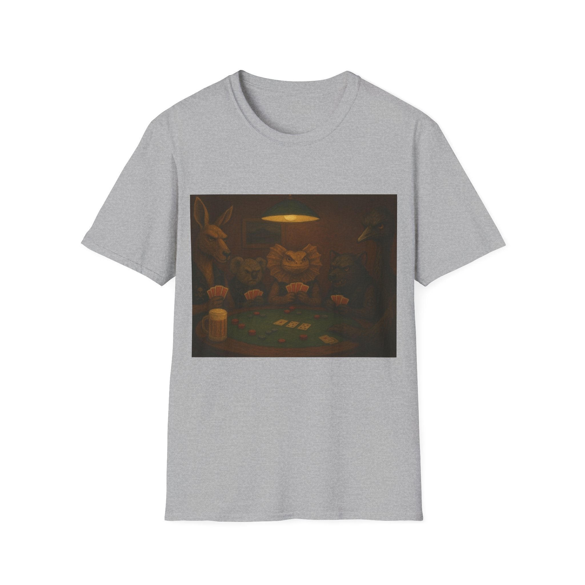 Australian Animals Playing Poker T-Shirt