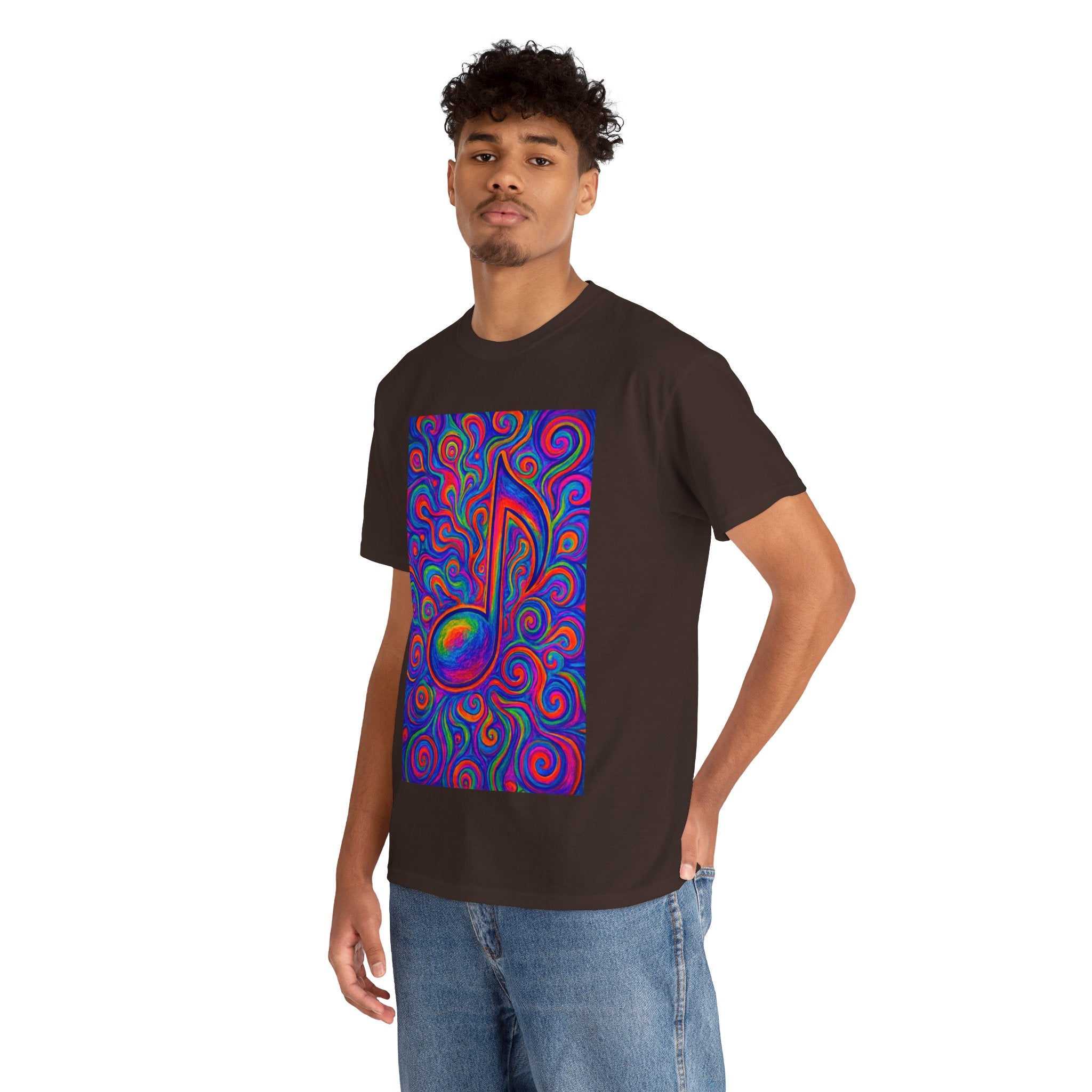 Psychedelic Music Note T-shirt