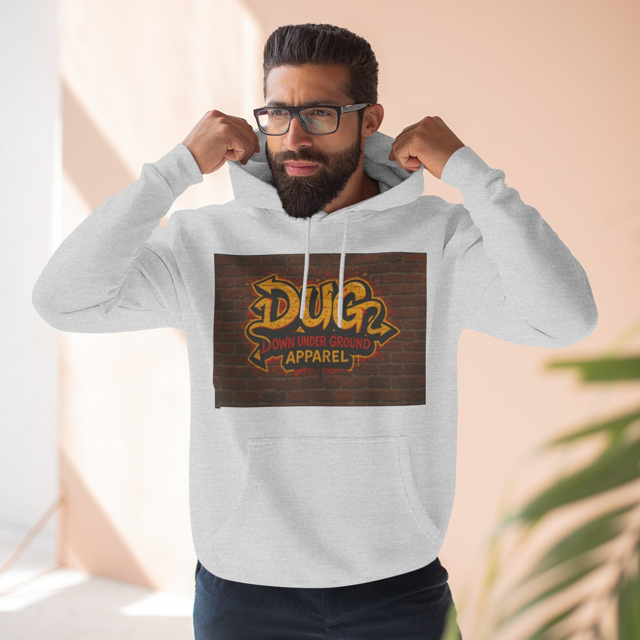 Down Under Ground Graffiti Hip Hop Hoodie