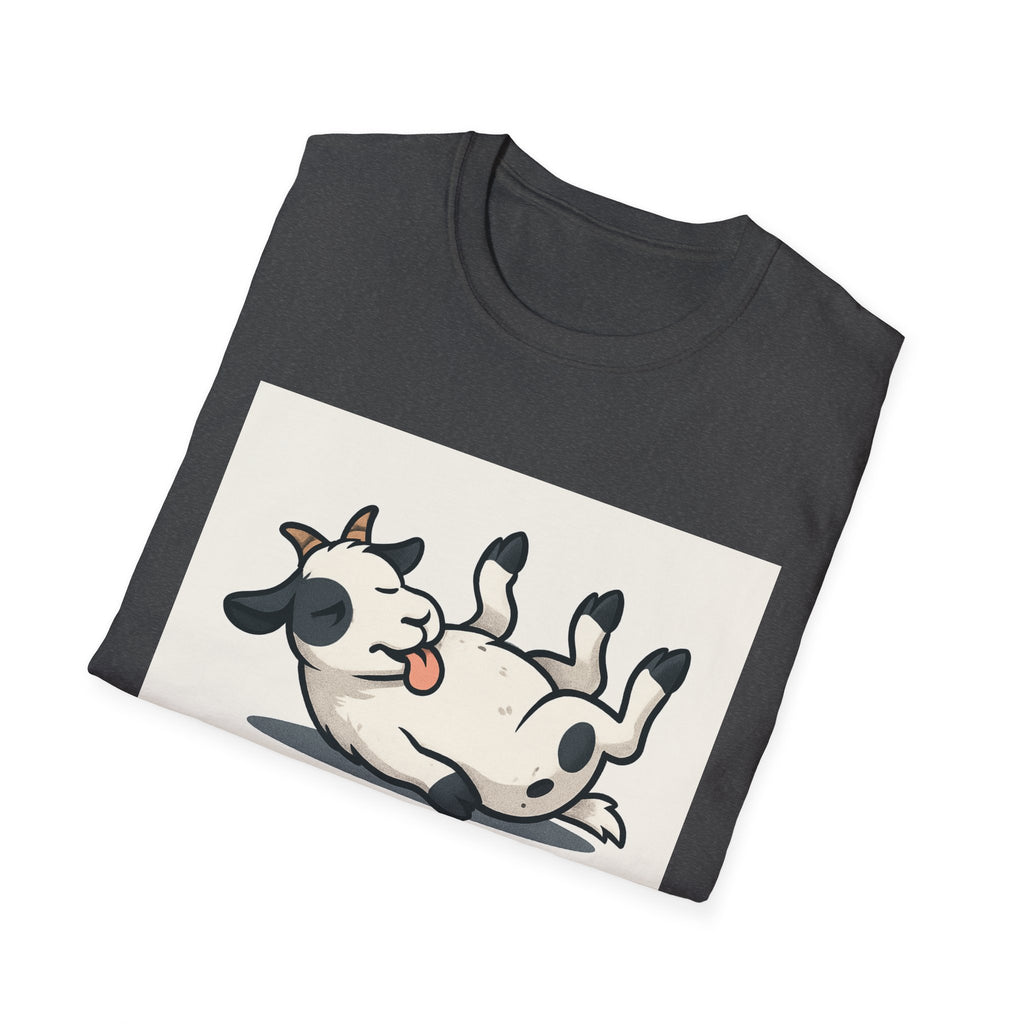 Graphic Unisex T-Shirt - 'I Hate Mondays' Lazy Cow Design