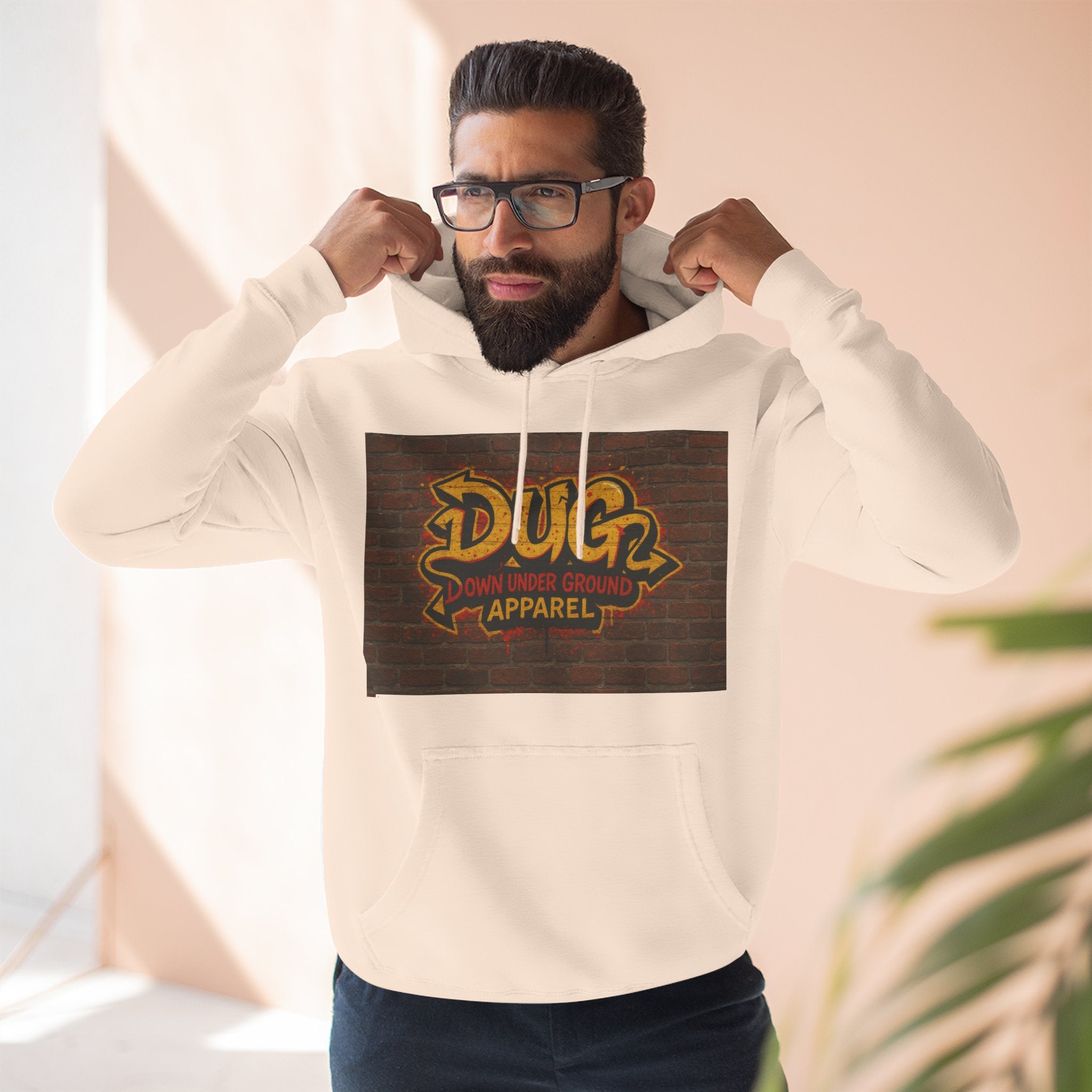 Down Under Ground Graffiti Hip Hop Hoodie