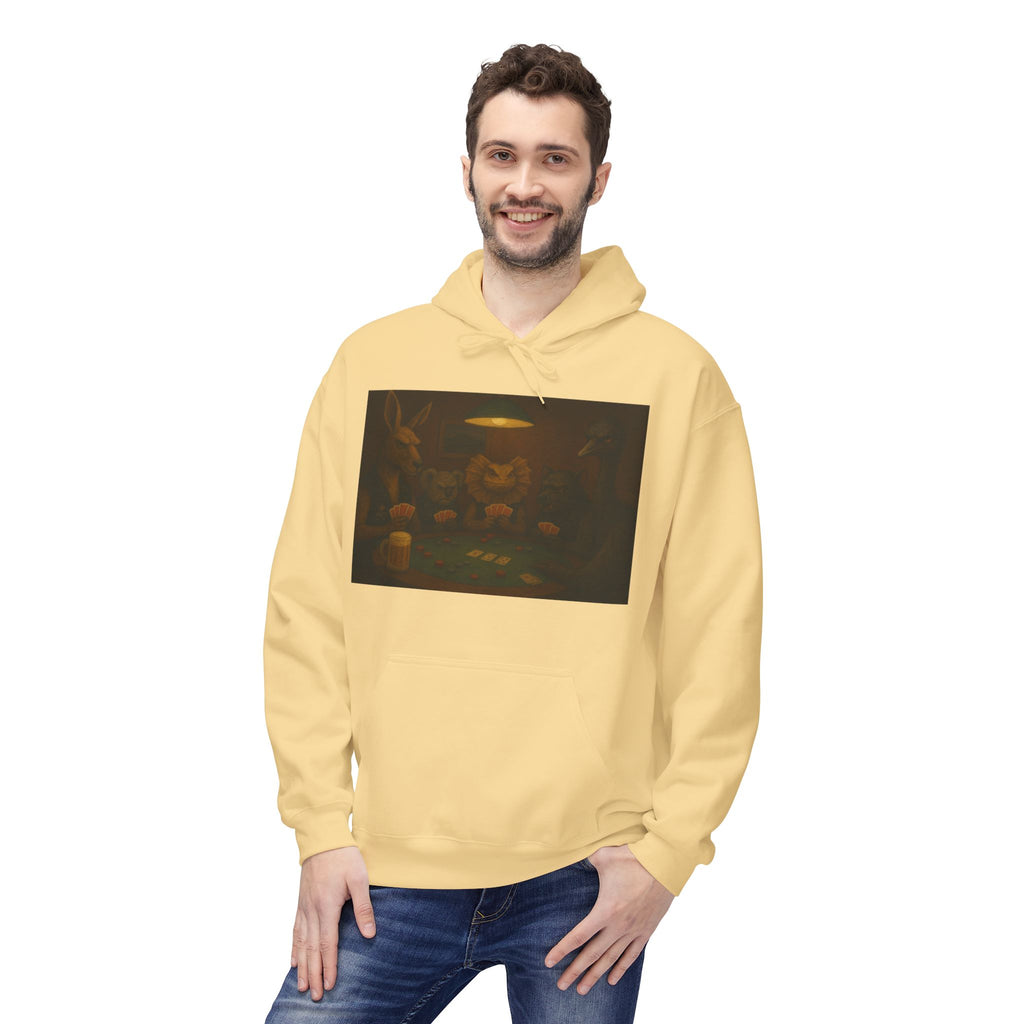 Australian Animals Playing Poker Hoodie