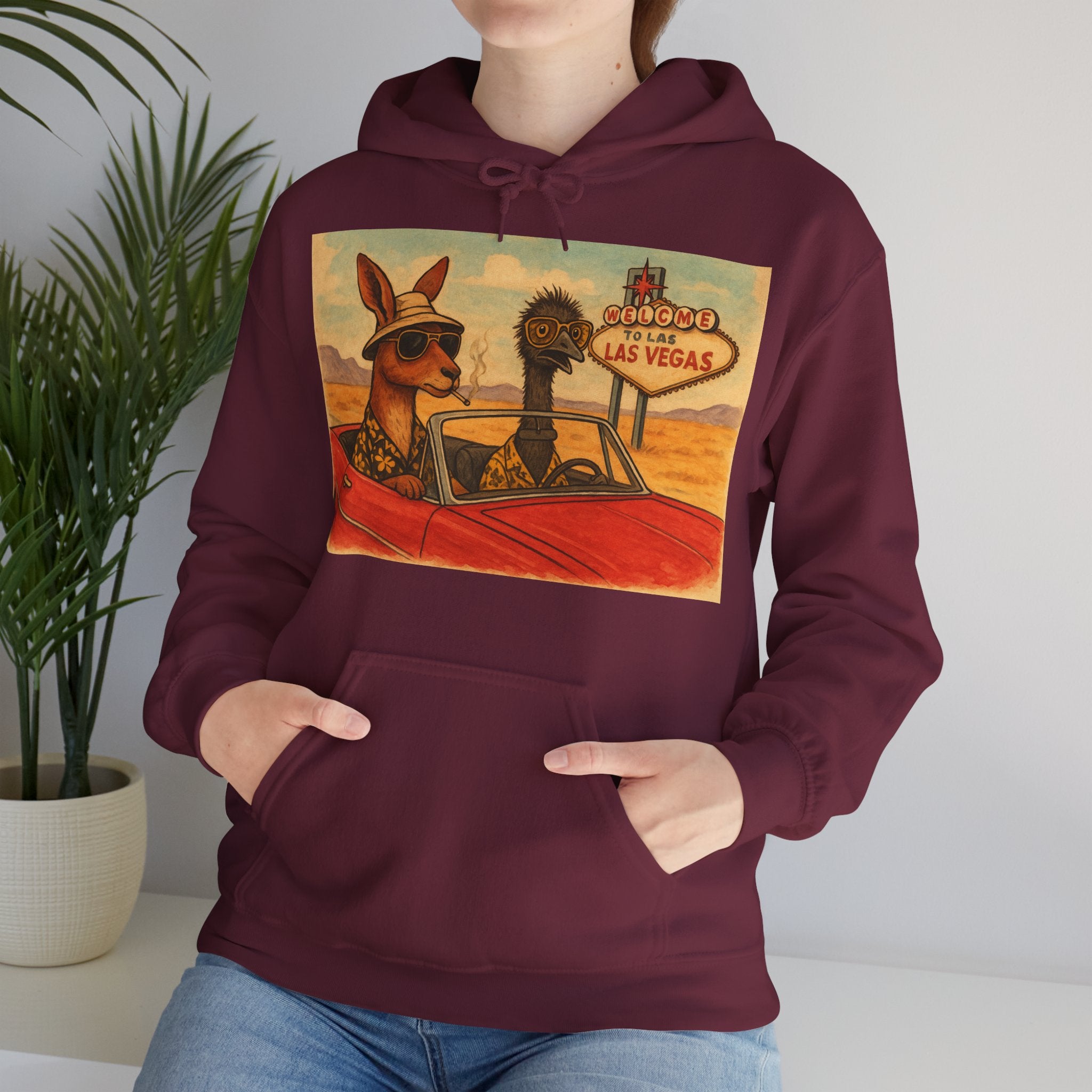 Fear and Loathing With Aussie Animals Hoodie