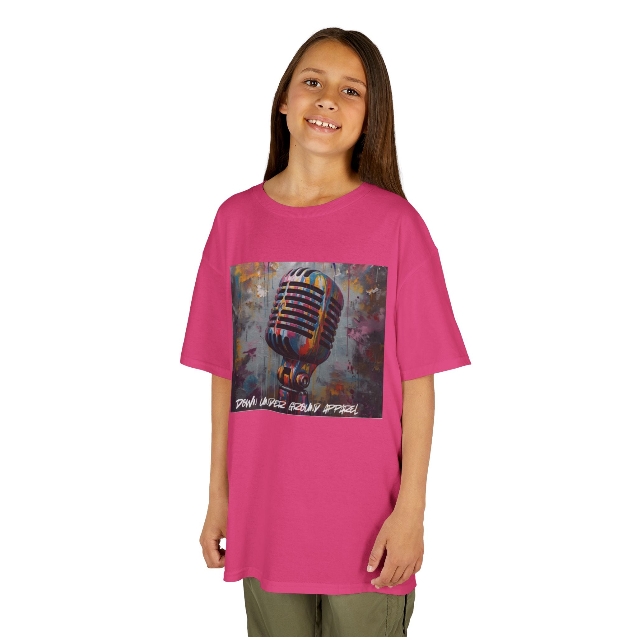 Colourful Microphone Kids T-shirt