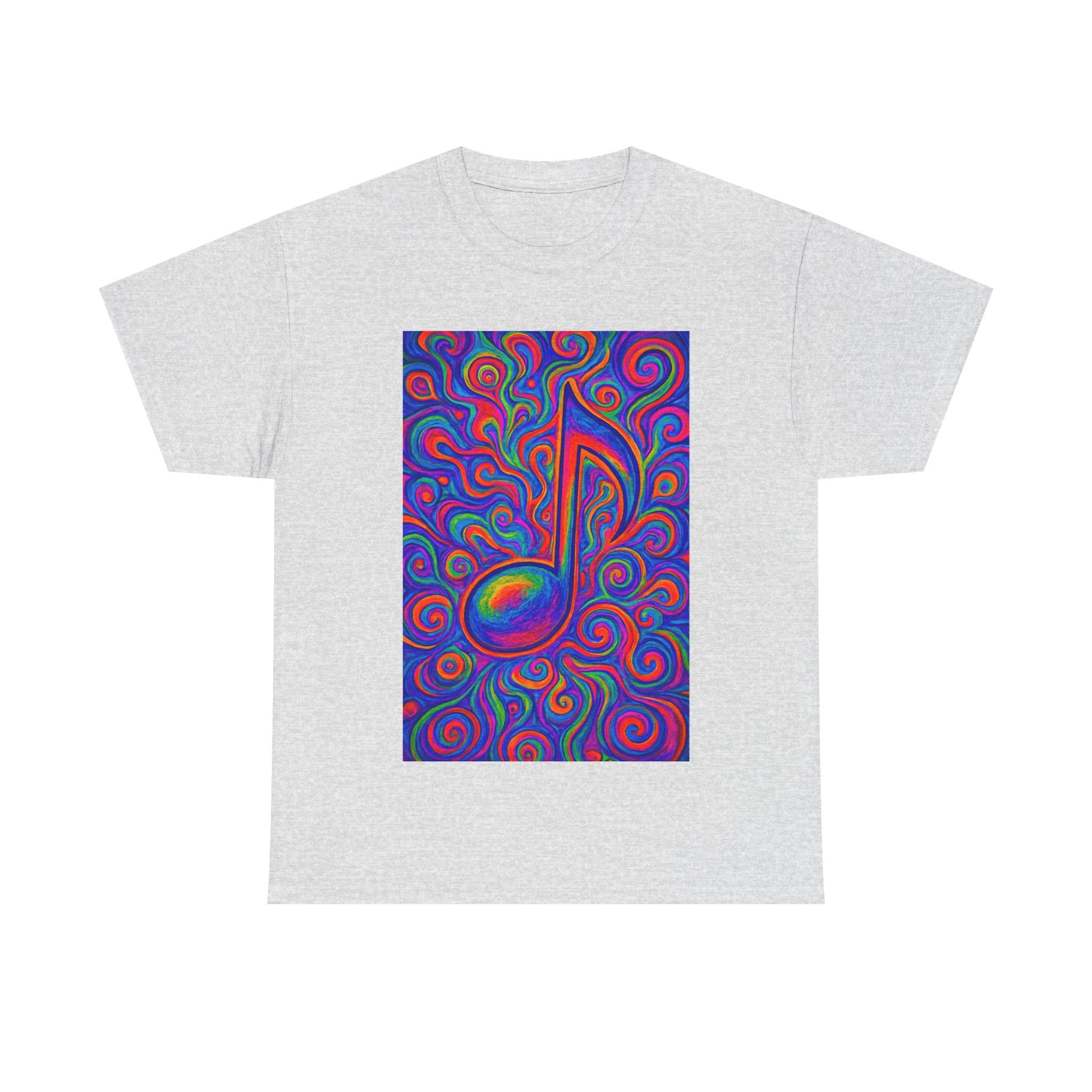 Psychedelic Music Note T-shirt