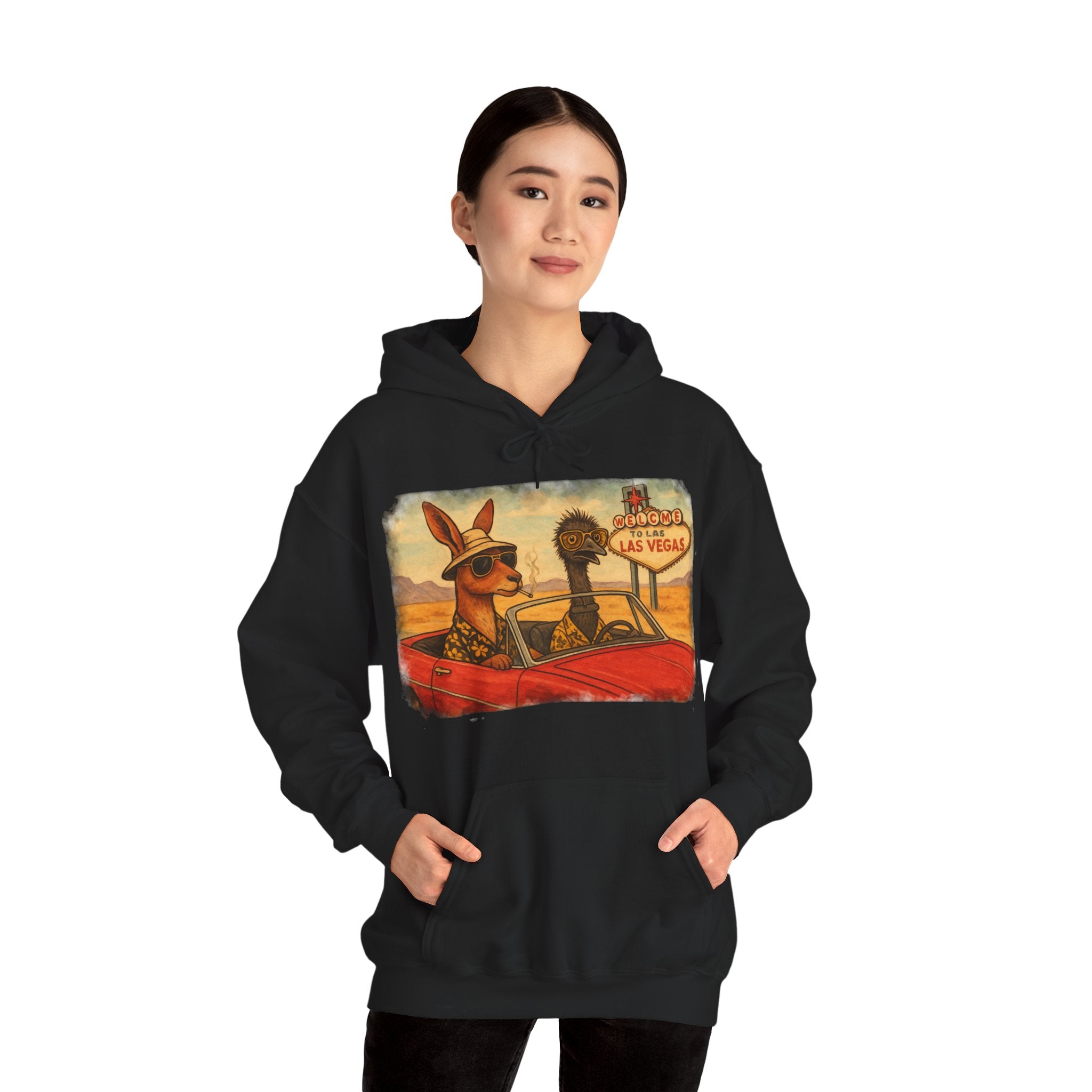 Fear and Loathing With Aussie Animals Hoodie