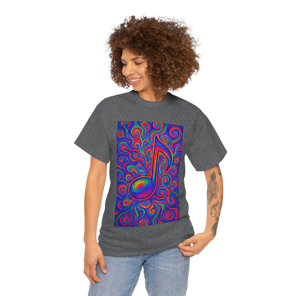 Psychedelic Music Note T-shirt