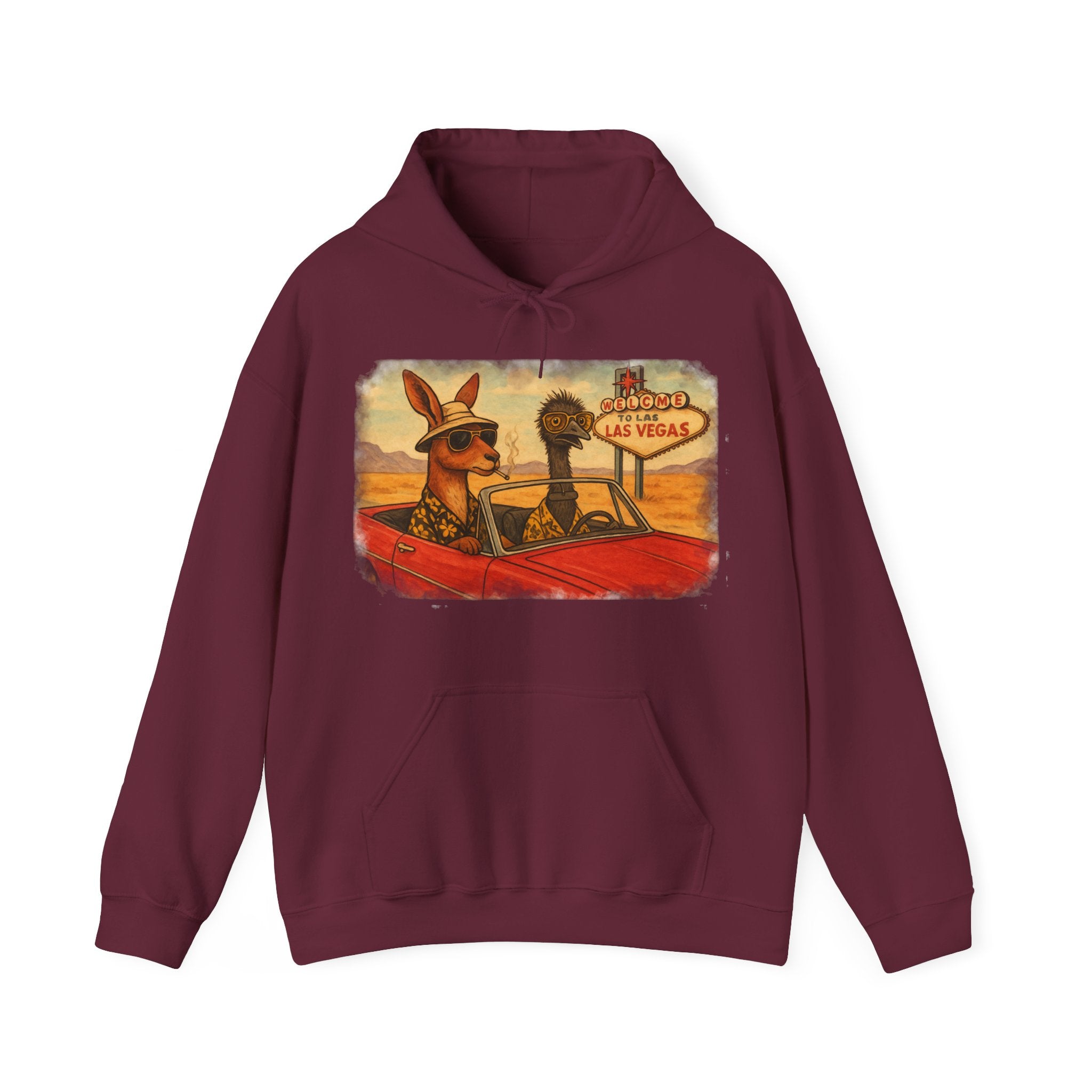 Fear and Loathing With Aussie Animals Hoodie