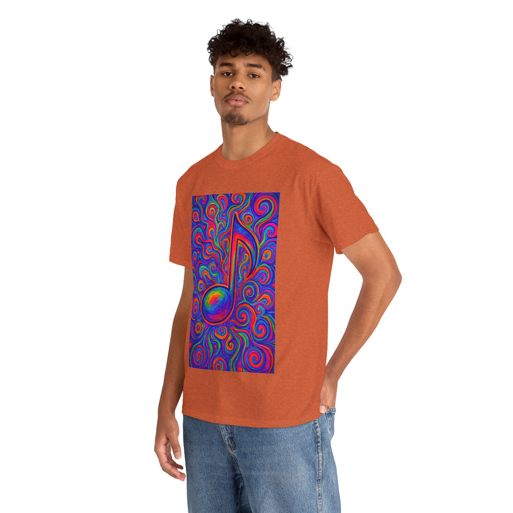 Psychedelic Music Note T-shirt