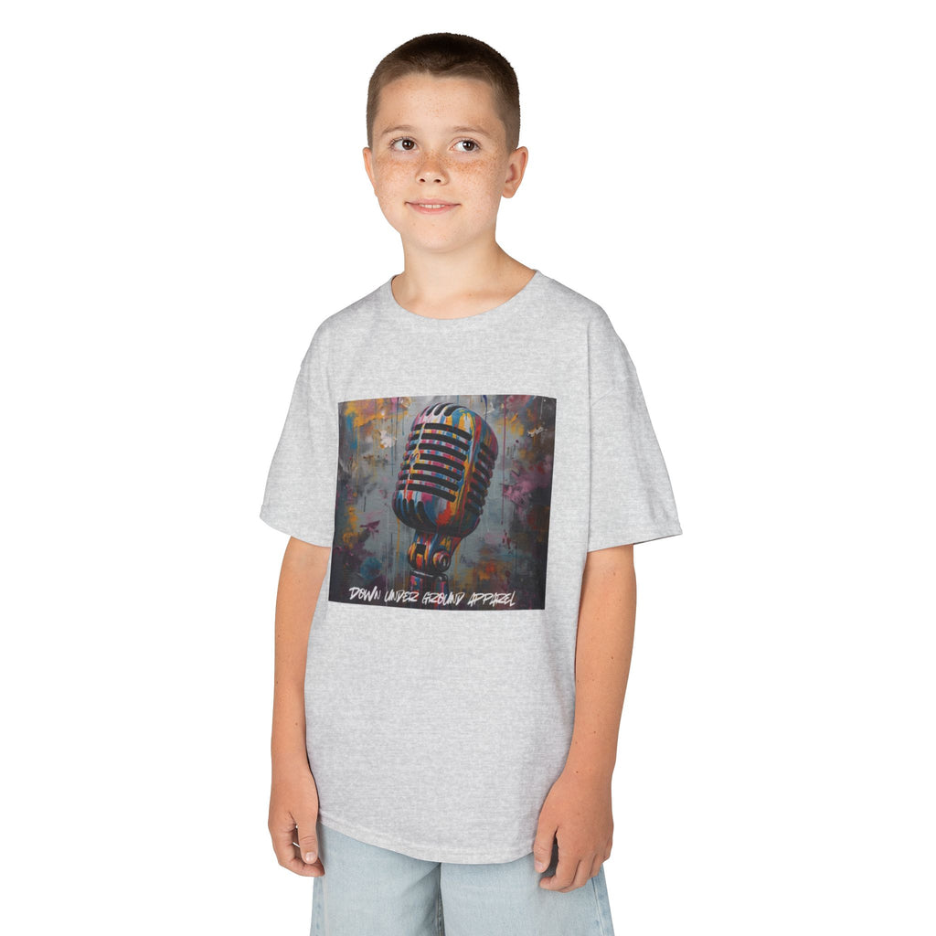 Colourful Microphone Kids T-shirt