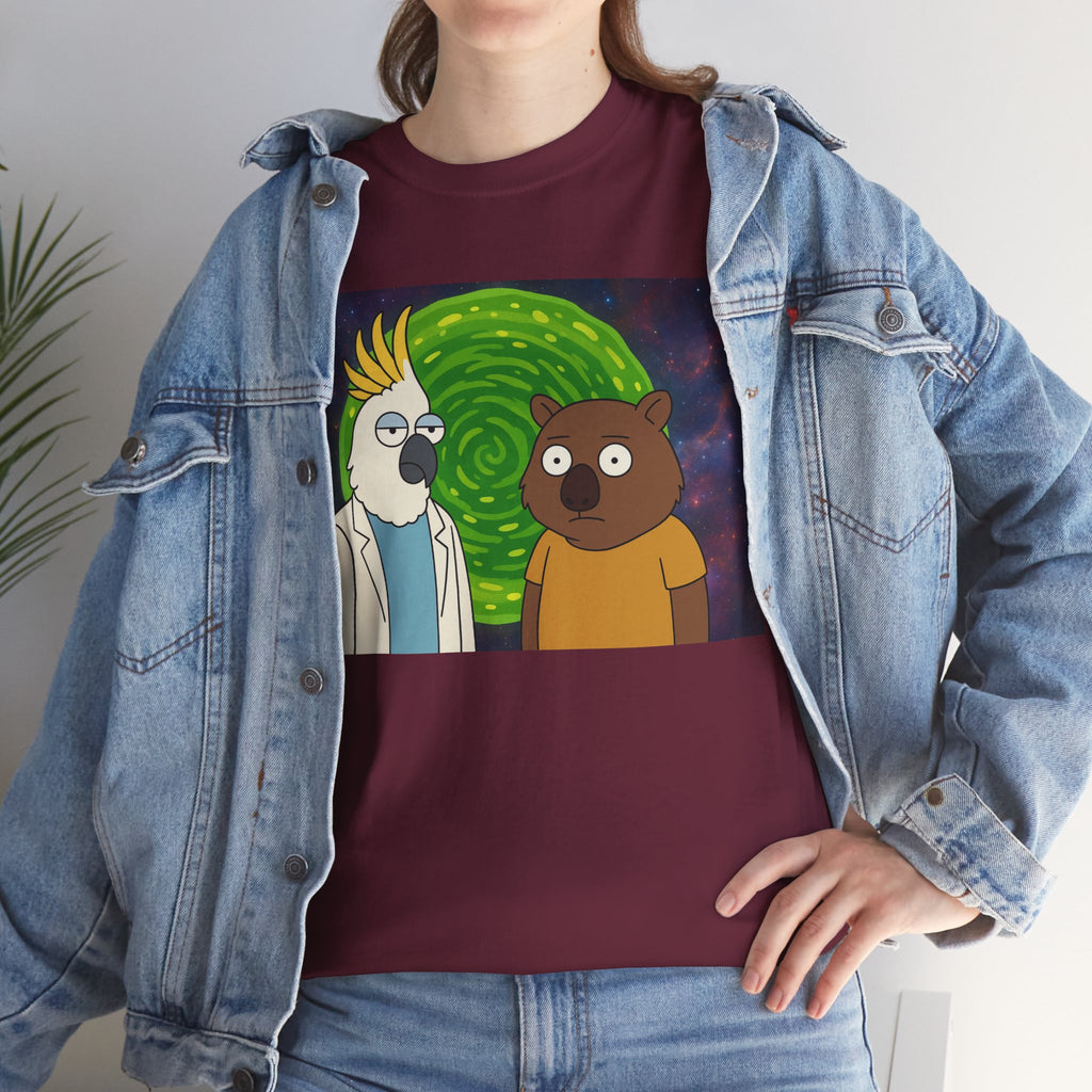 Interdimensional Cockatoo & Wombat T-shirt