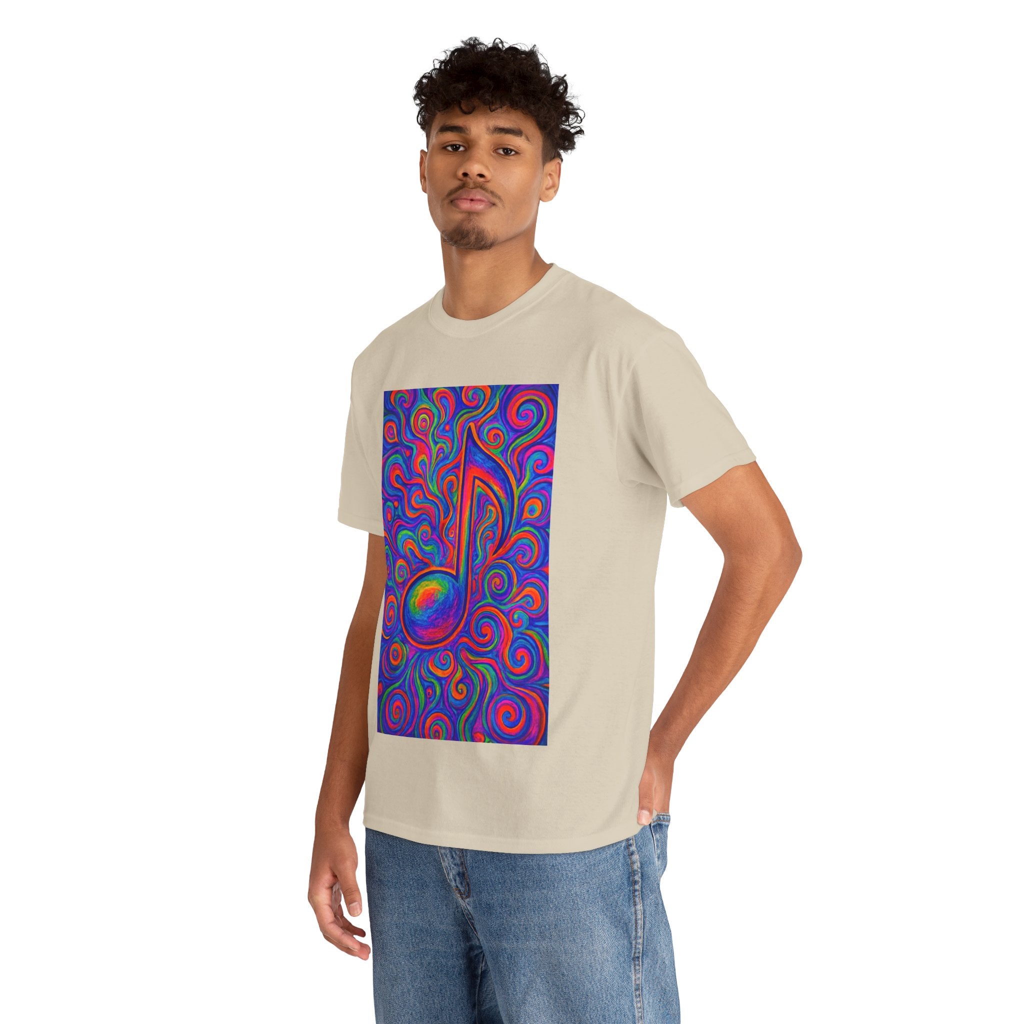 Psychedelic Music Note T-shirt