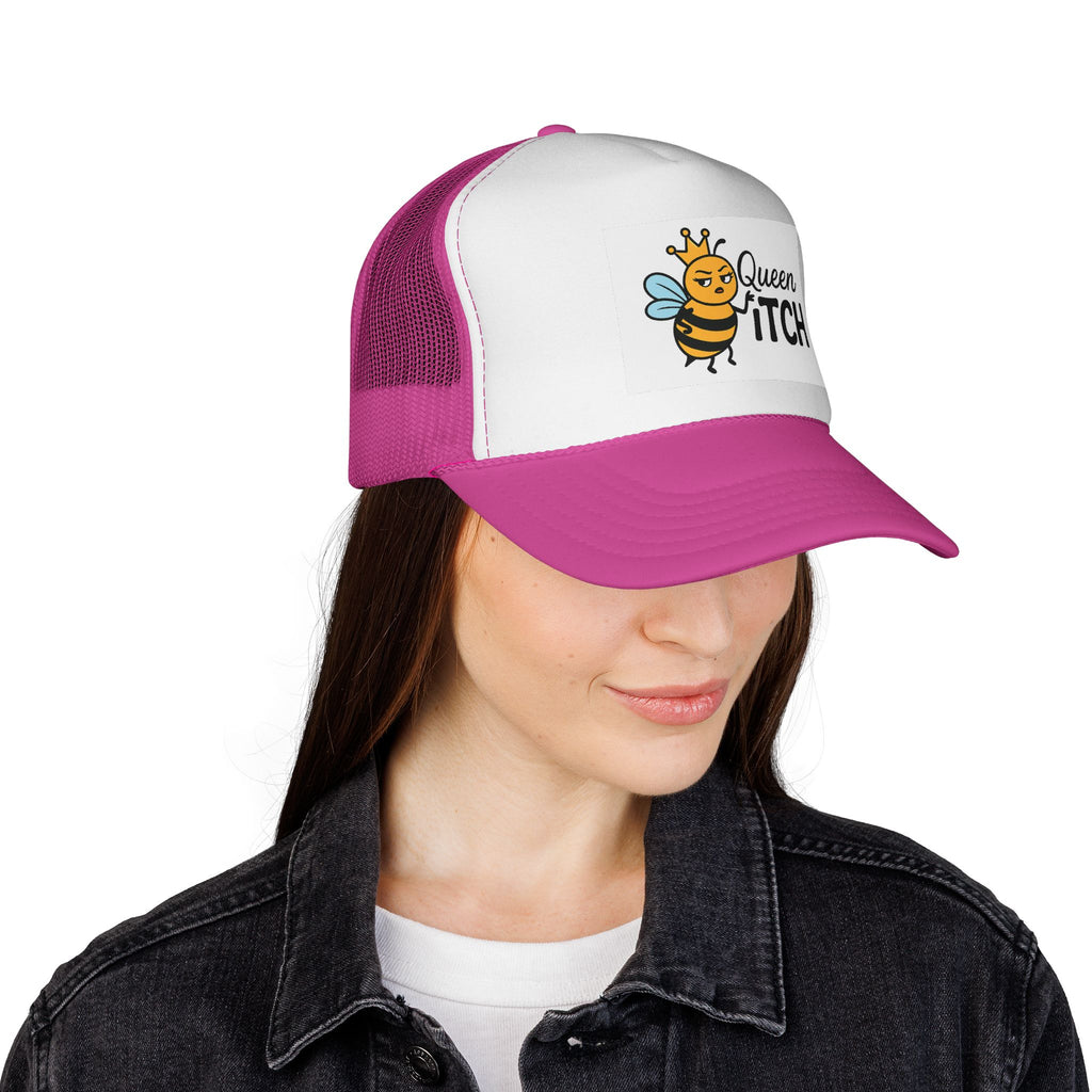 Boss Bitch Trucker Cap - Queen Bee- Itch