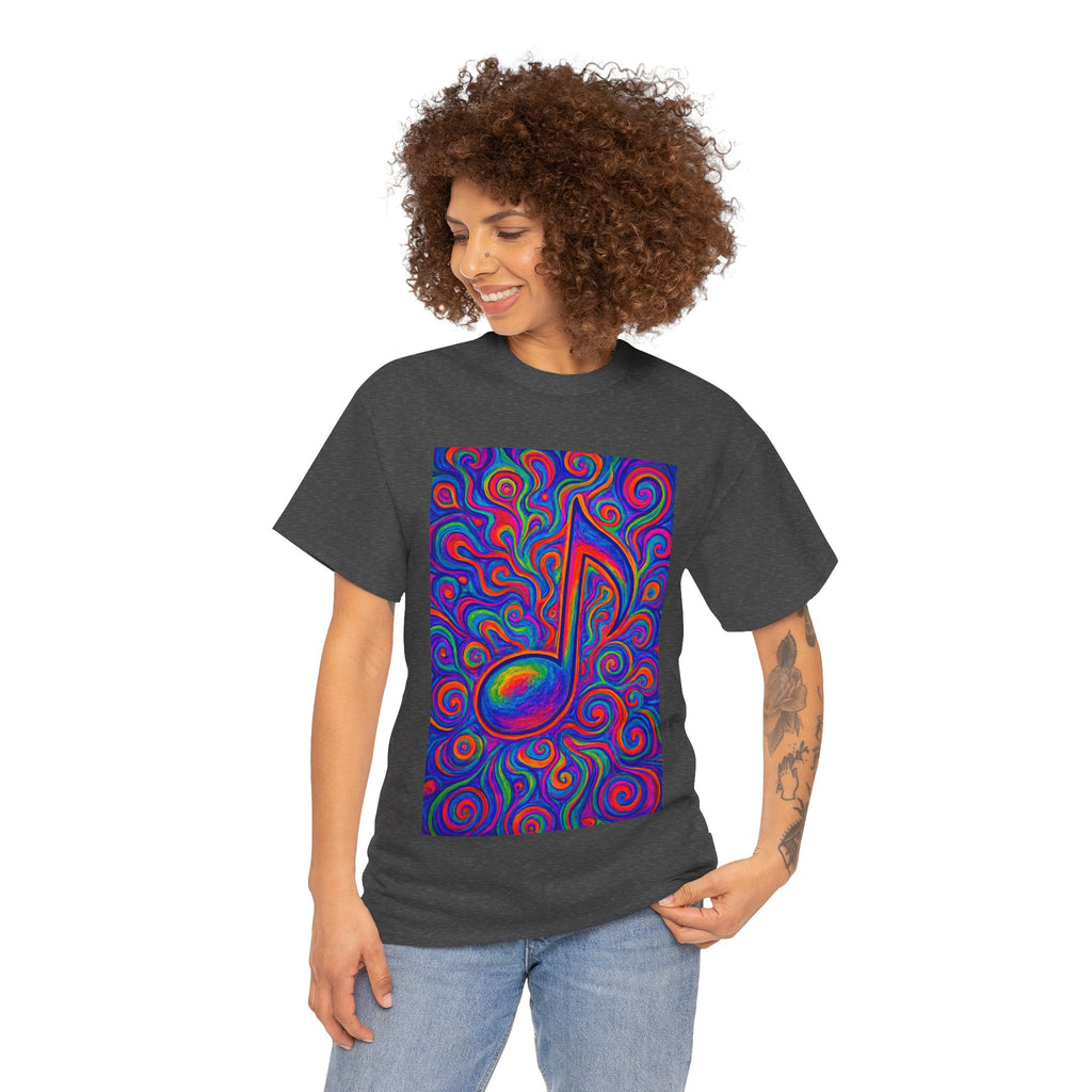 Psychedelic Music Note T-shirt