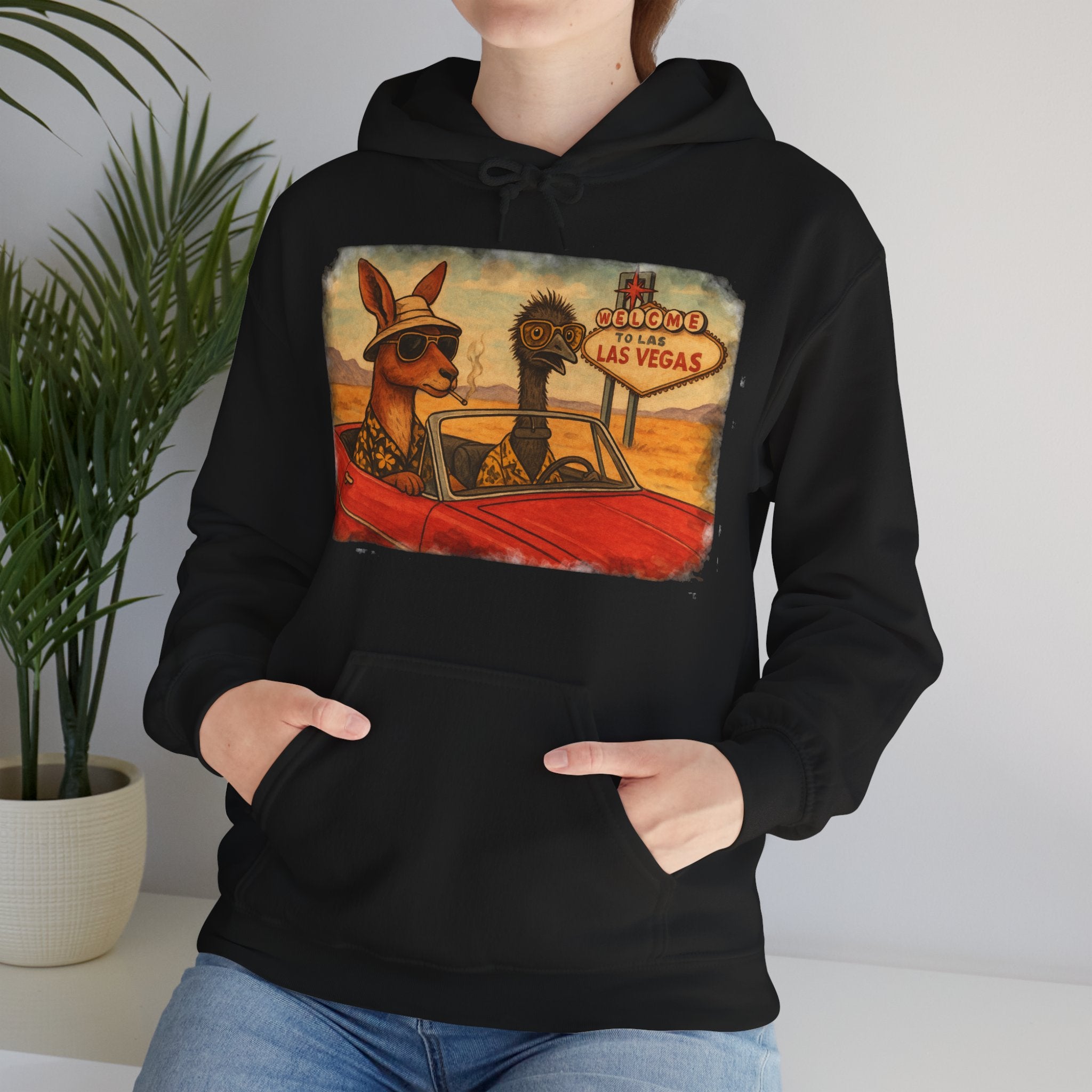Fear and Loathing With Aussie Animals Hoodie