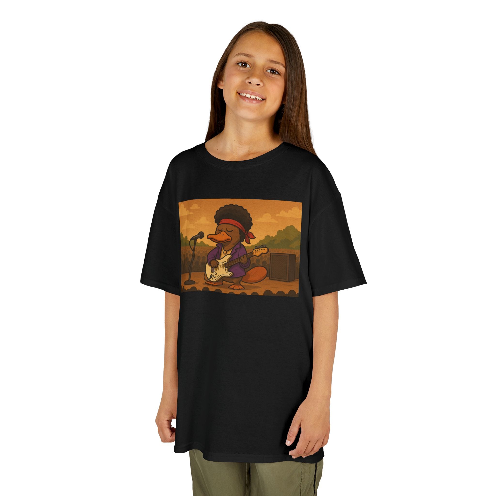 Rockin Platypus Kids T-Shirt