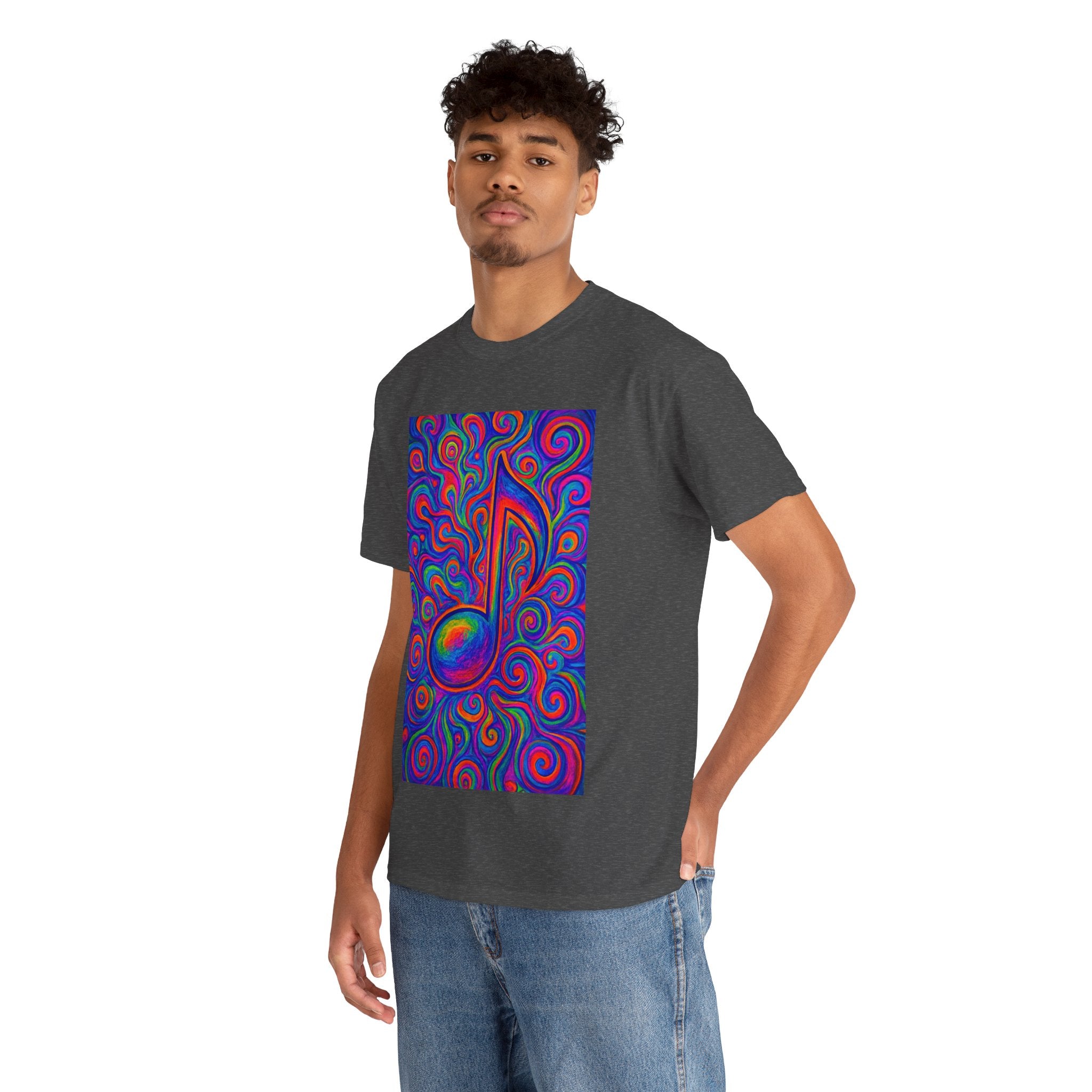 Psychedelic Music Note T-shirt