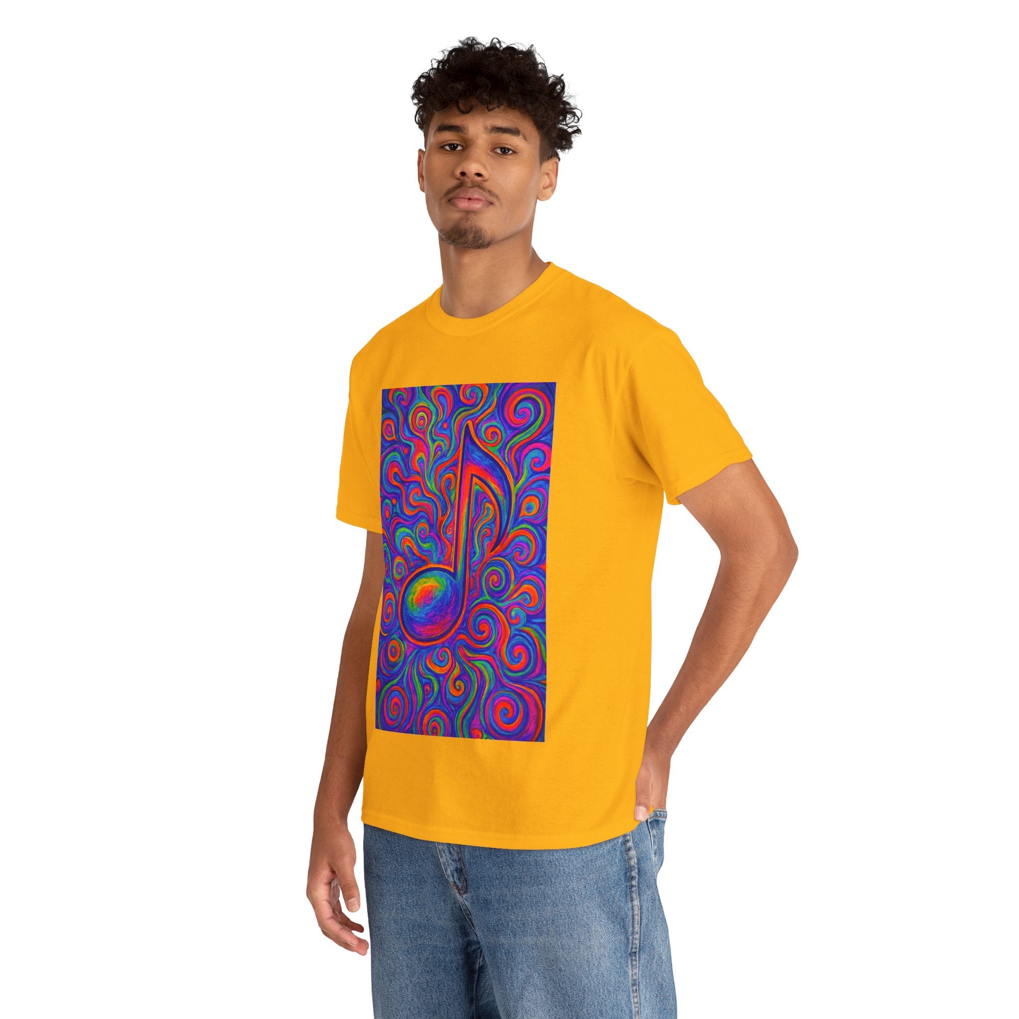 Psychedelic Music Note T-shirt