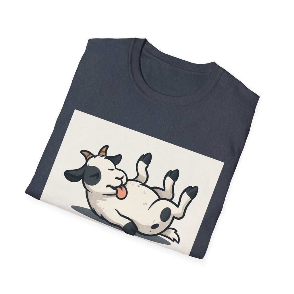 Graphic Unisex T-Shirt - 'I Hate Mondays' Lazy Cow Design