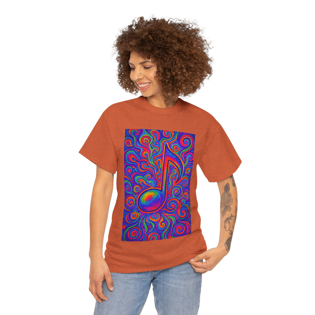 Psychedelic Music Note T-shirt