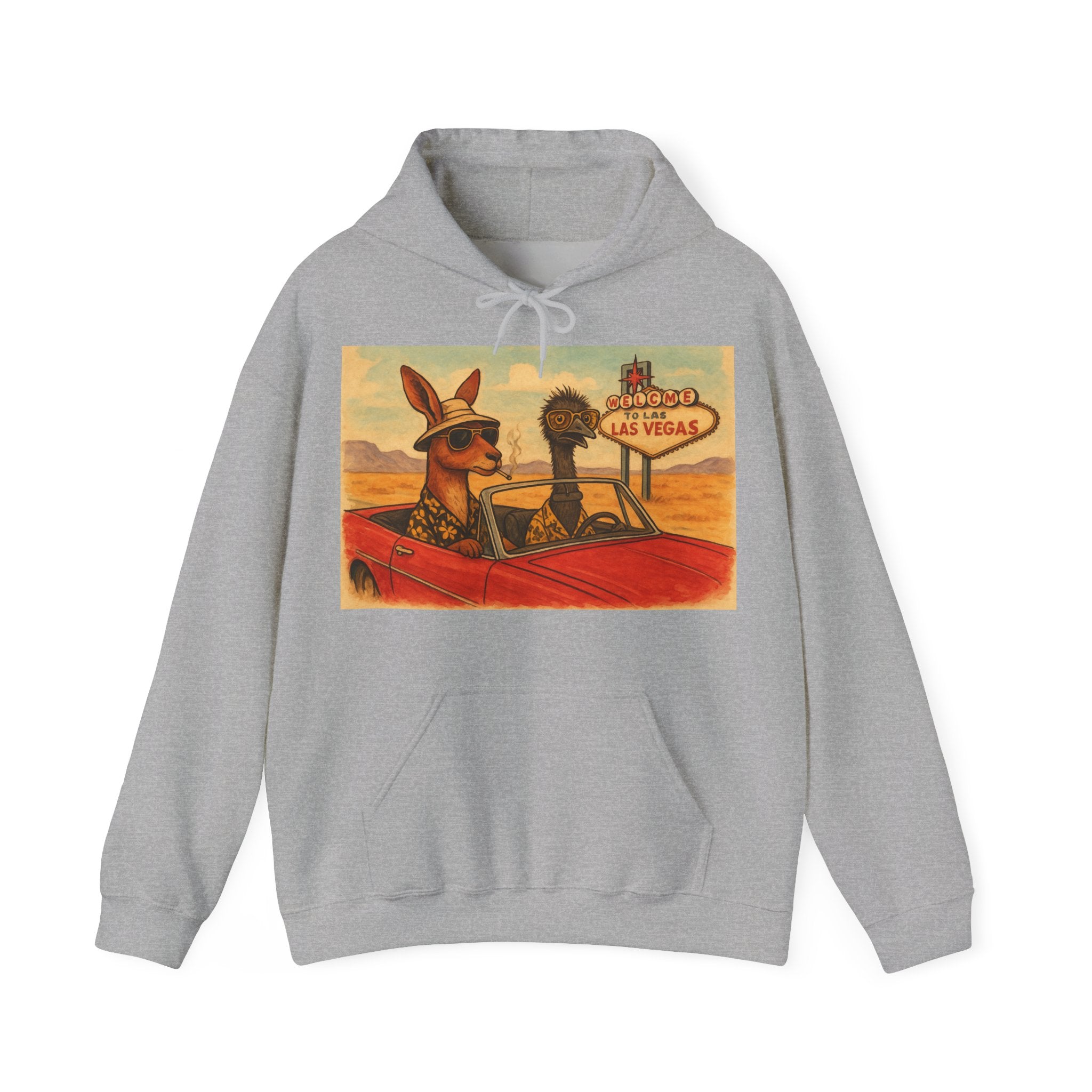 Fear and Loathing With Aussie Animals Hoodie