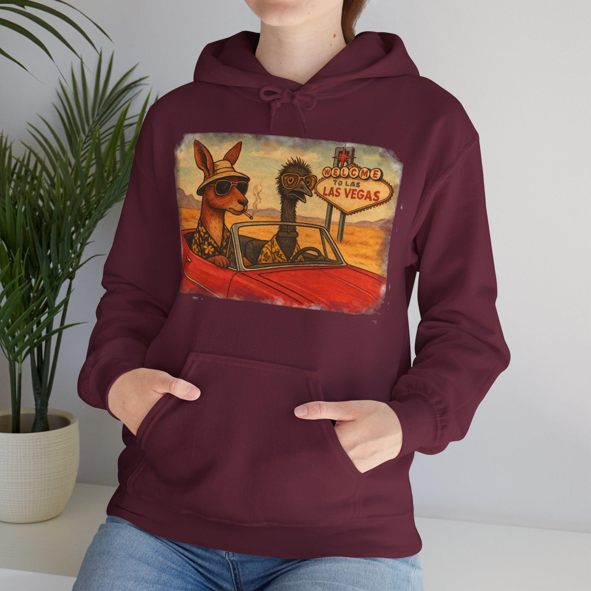 Fear and Loathing With Aussie Animals Hoodie