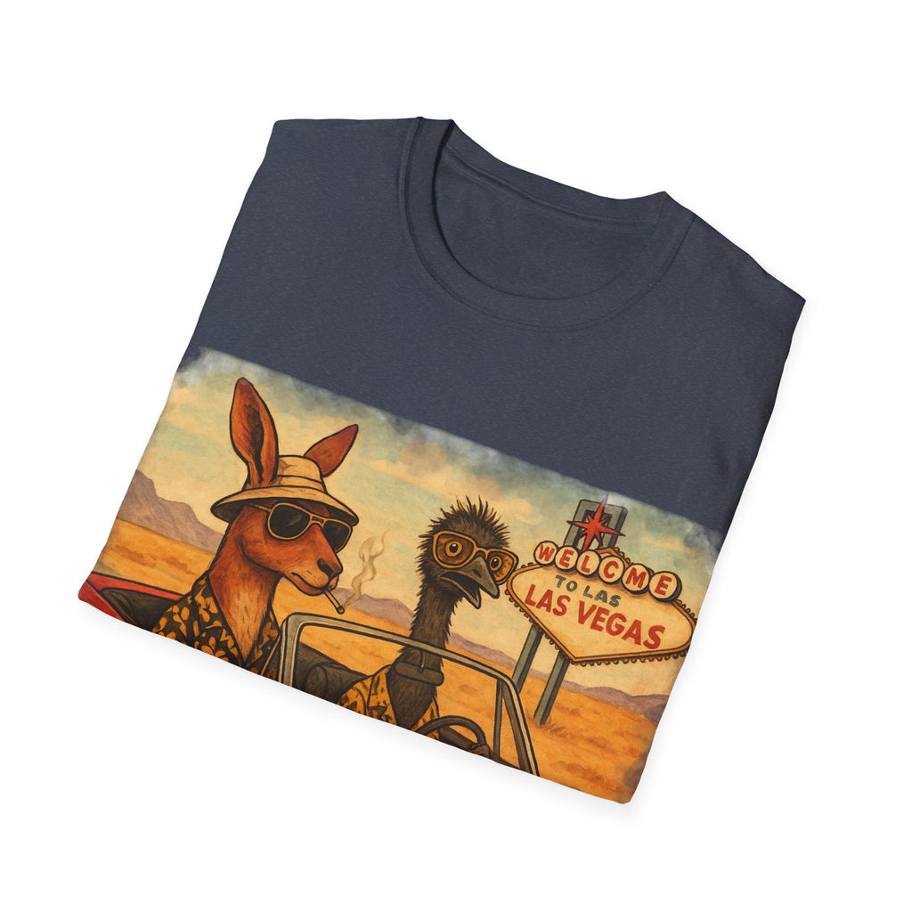 Fear and Loathing T-Shirt  Aussie Style with Kangaroo and Emu