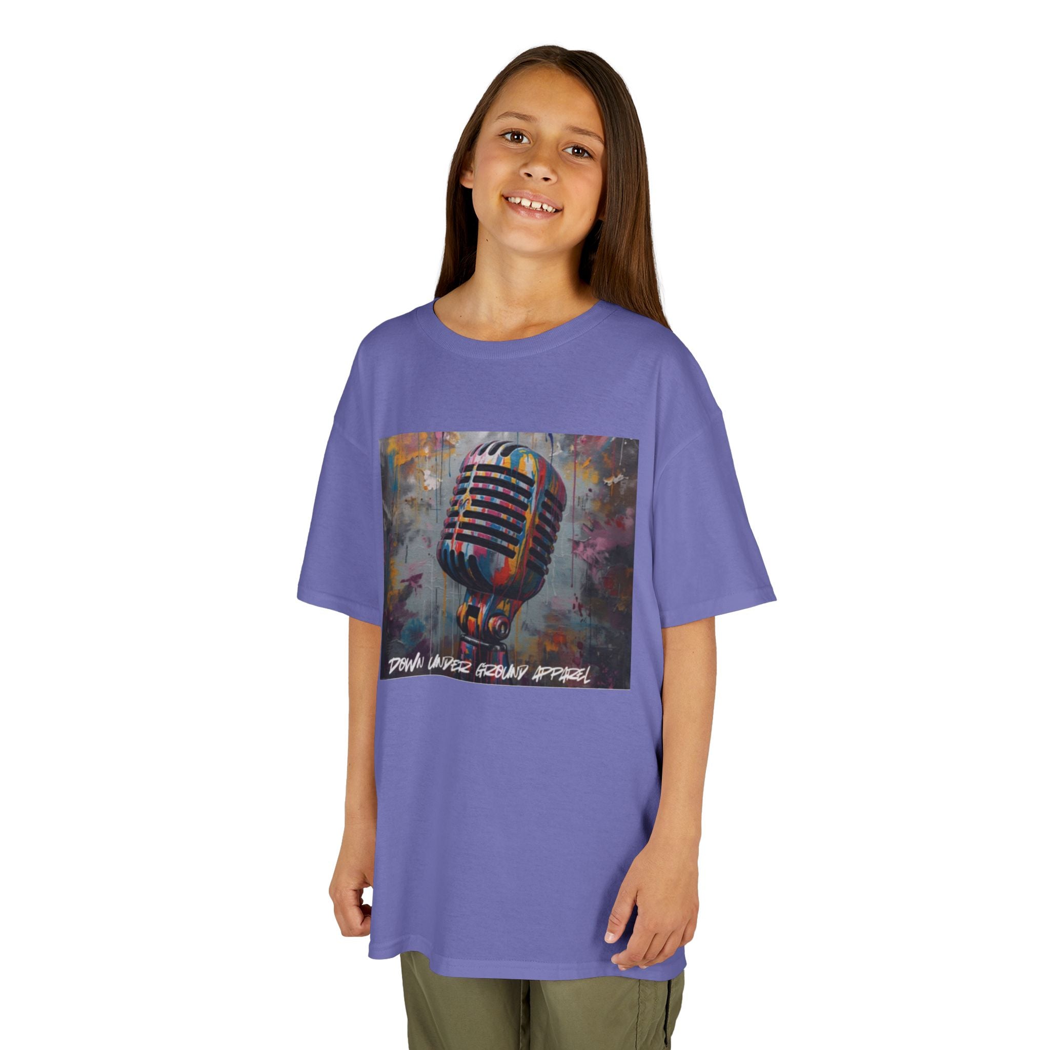 Colourful Microphone Kids T-shirt